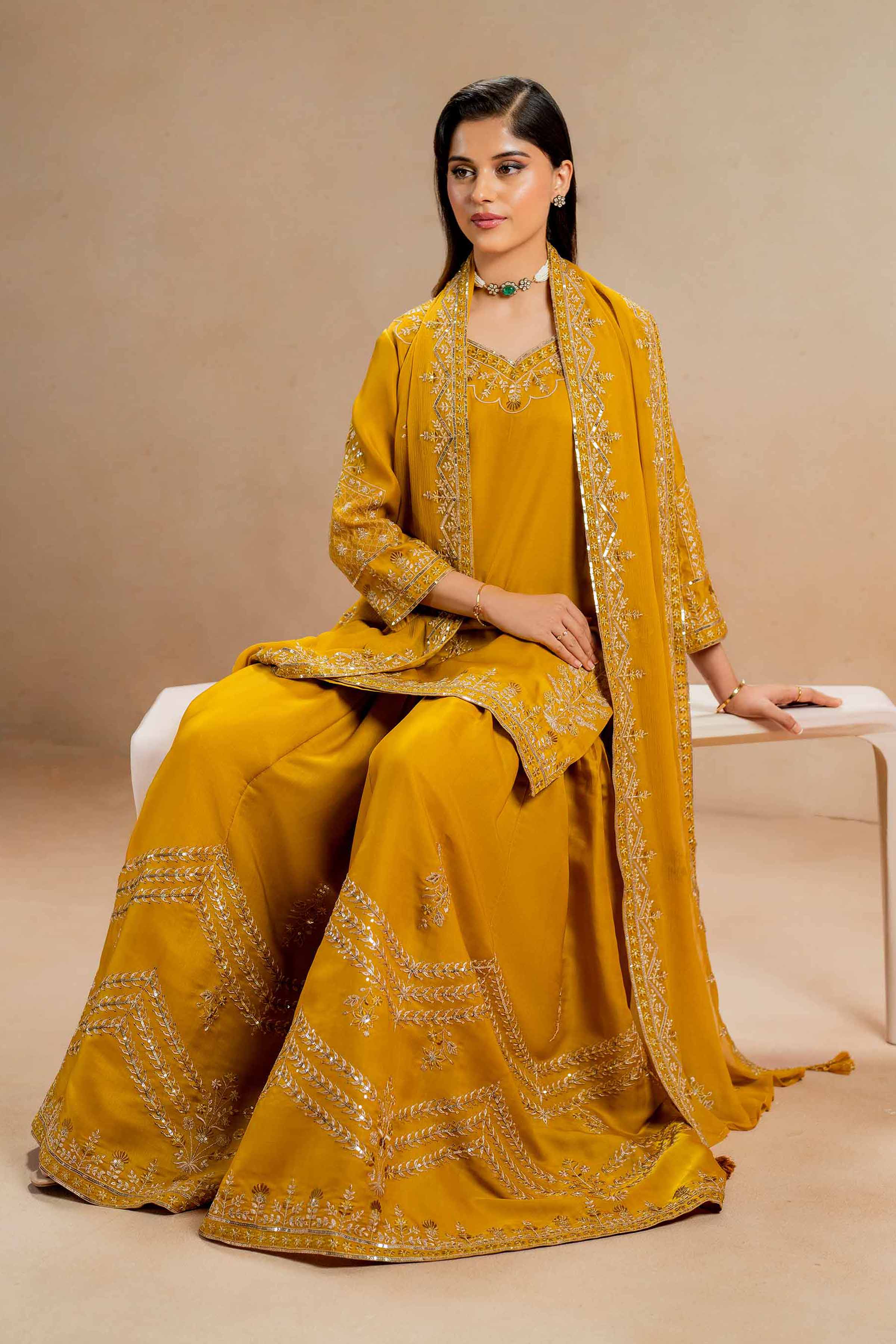 3 Piece - Embroidered Suit - 42308011 - Image 3