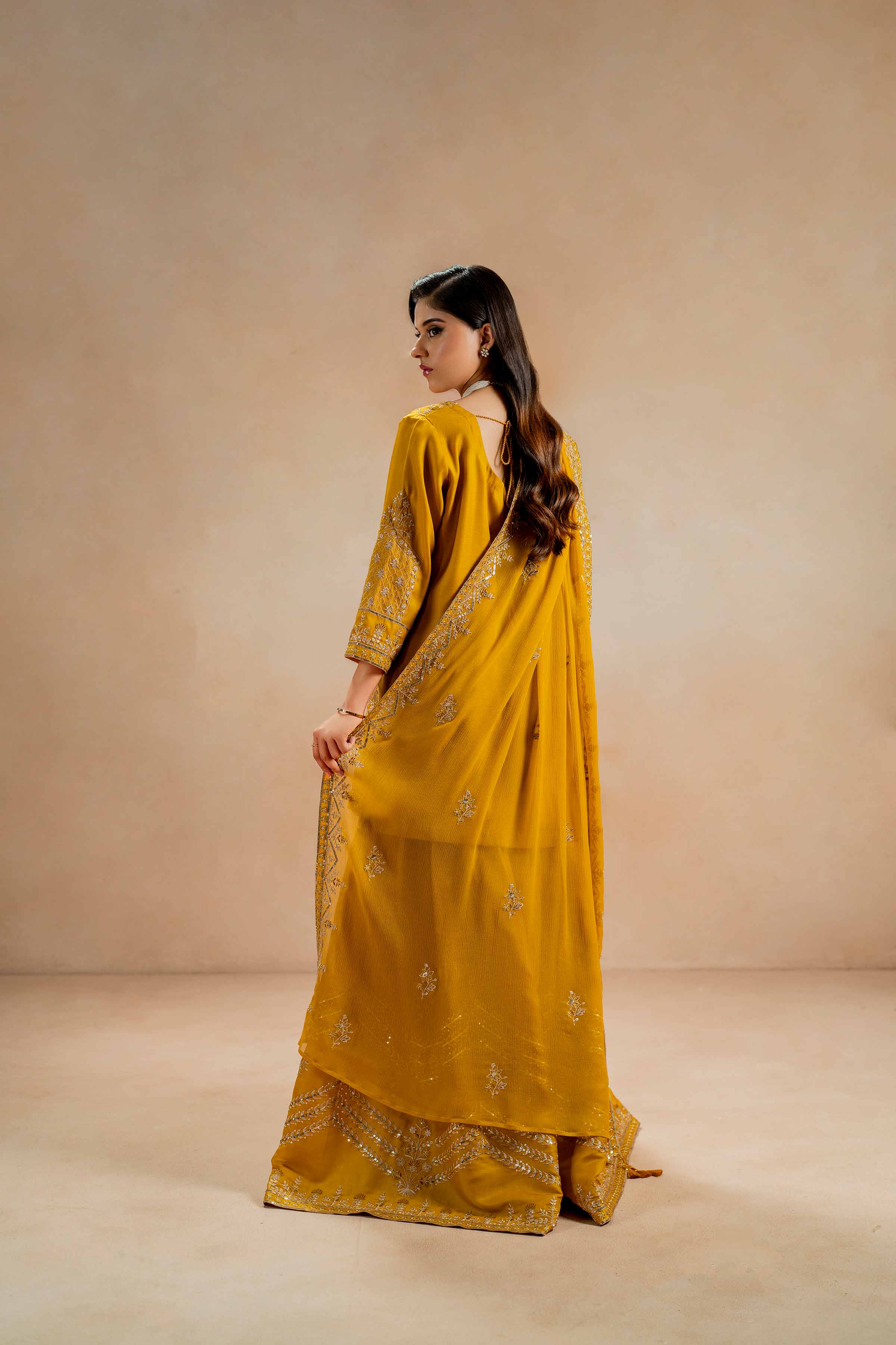 3 Piece - Embroidered Suit - 42308011 - Image 5