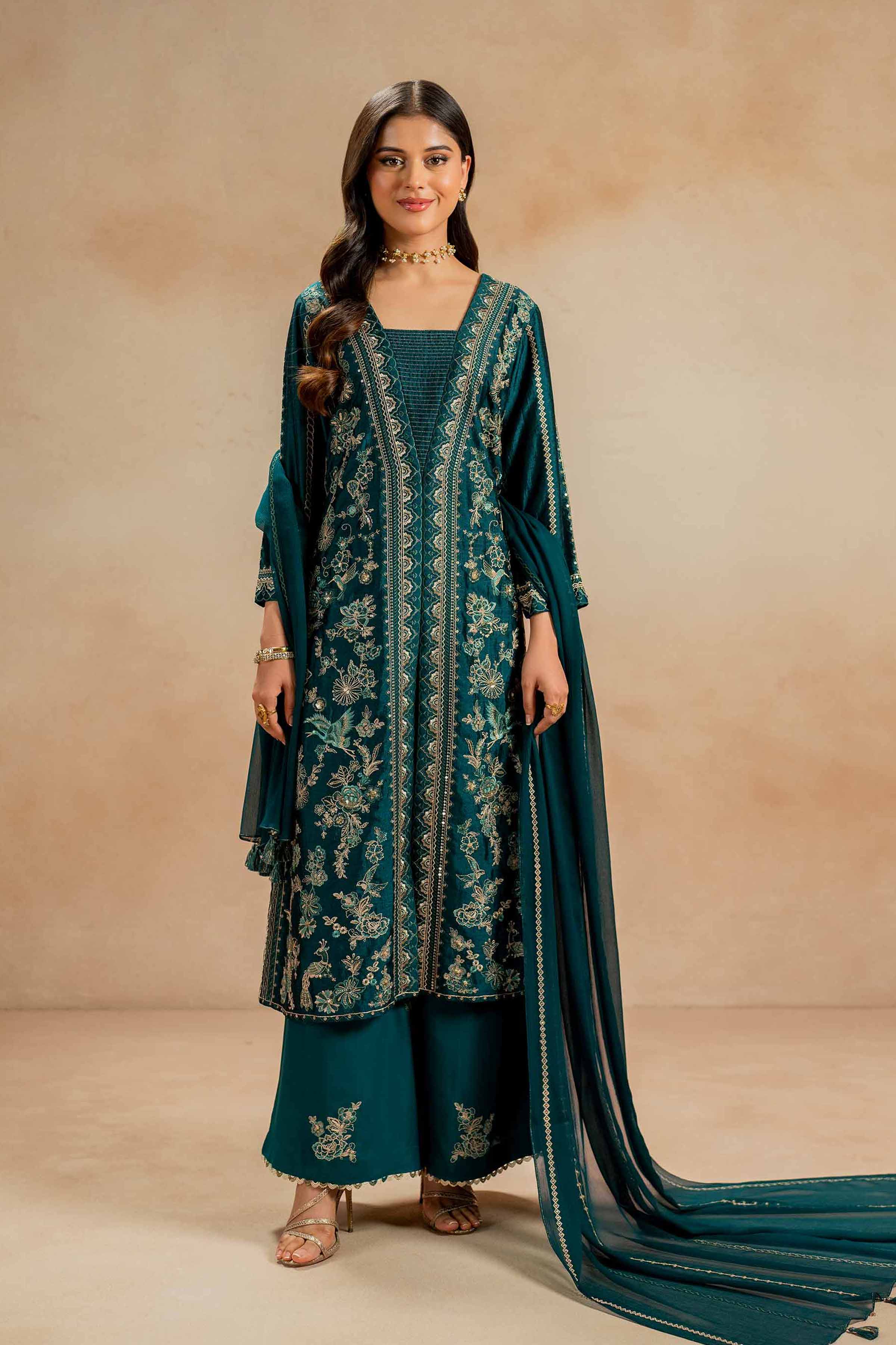 3 Piece - Embroidered Suit - 42308013 - Image 2
