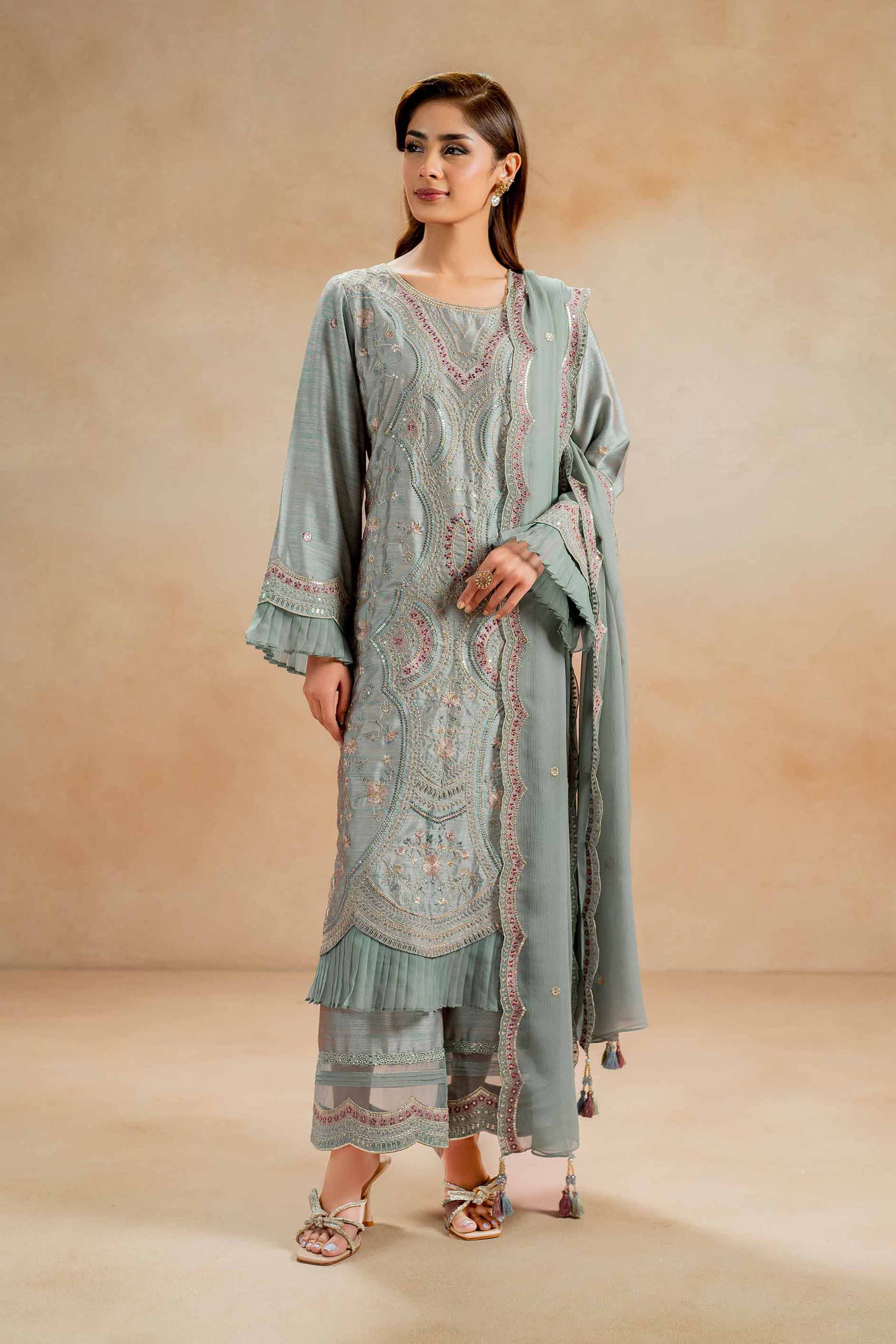 3 Piece - Embroidered Suit - 42308016 - Image 2