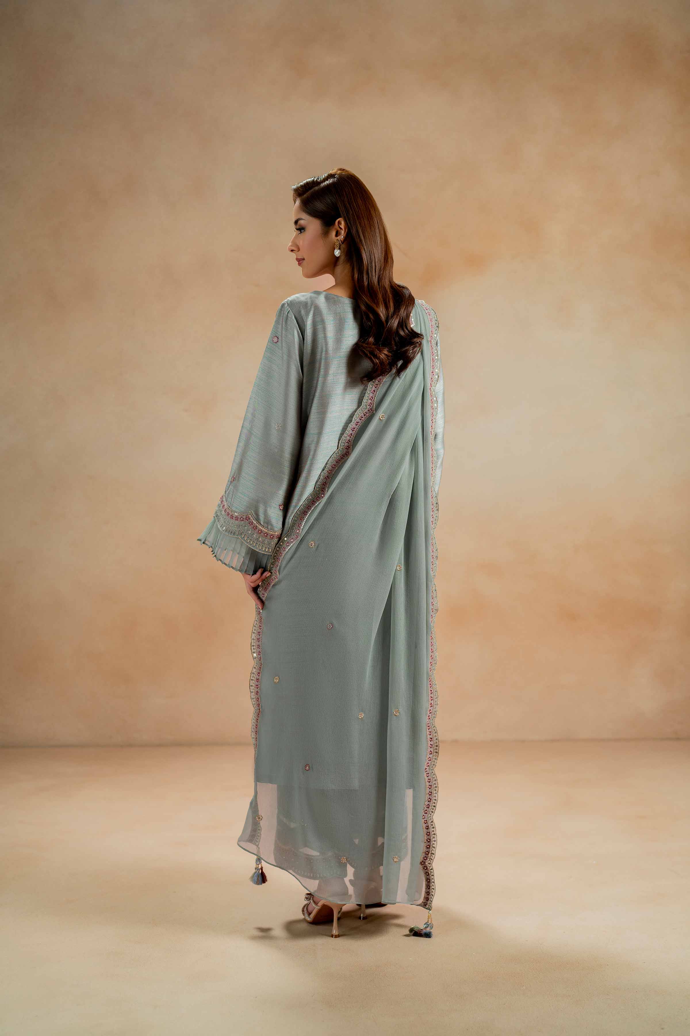 3 Piece - Embroidered Suit - 42308016 - Image 3