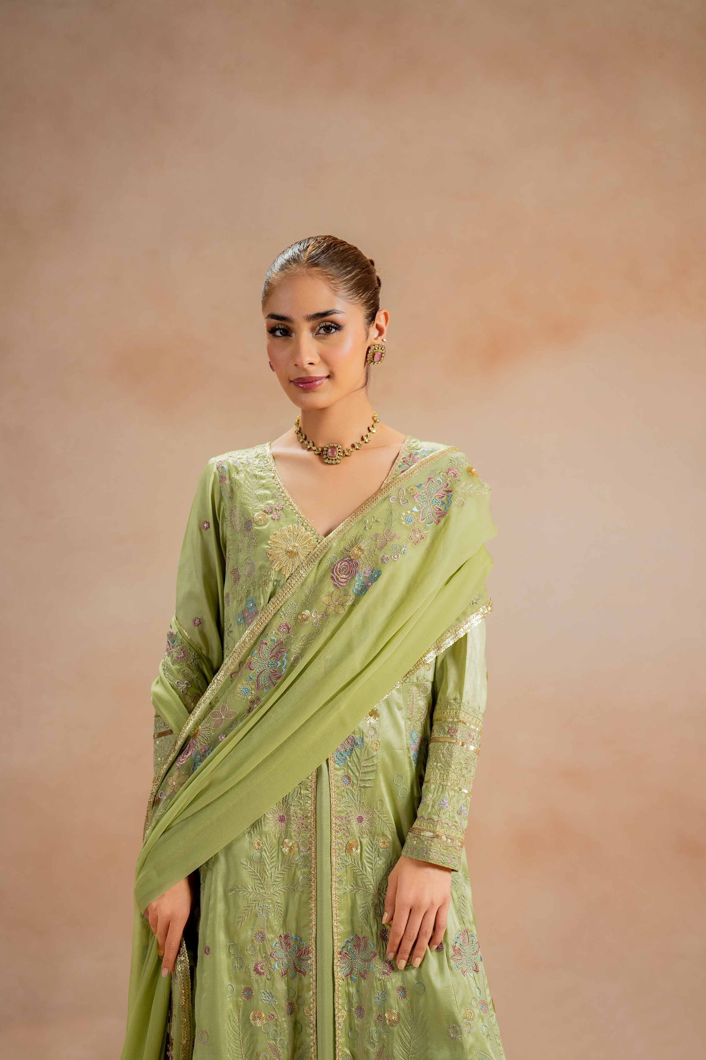 3 Piece - Embroidered Suit - 42308024 - Image 4
