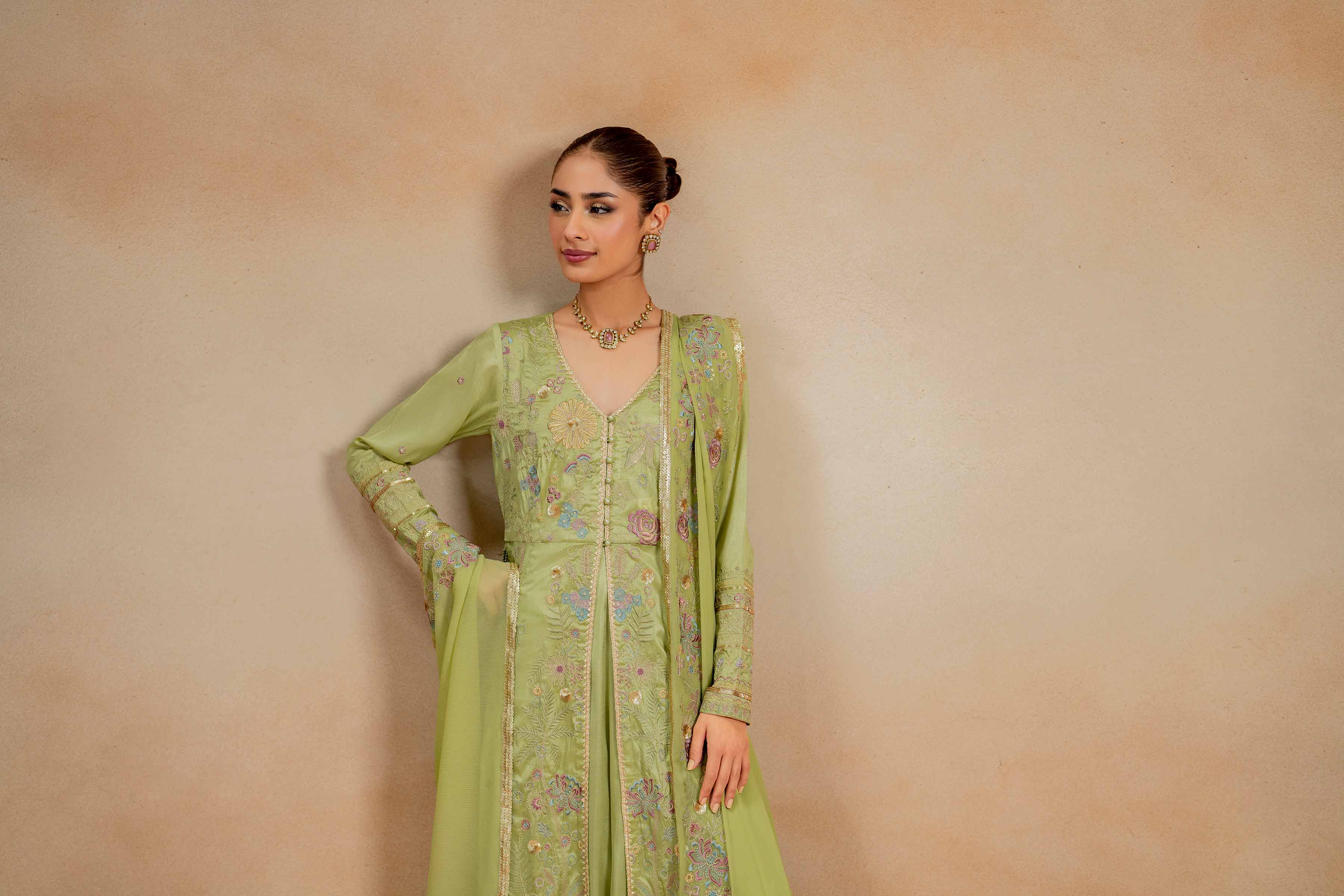 3 Piece - Embroidered Suit - 42308024 - Image 5