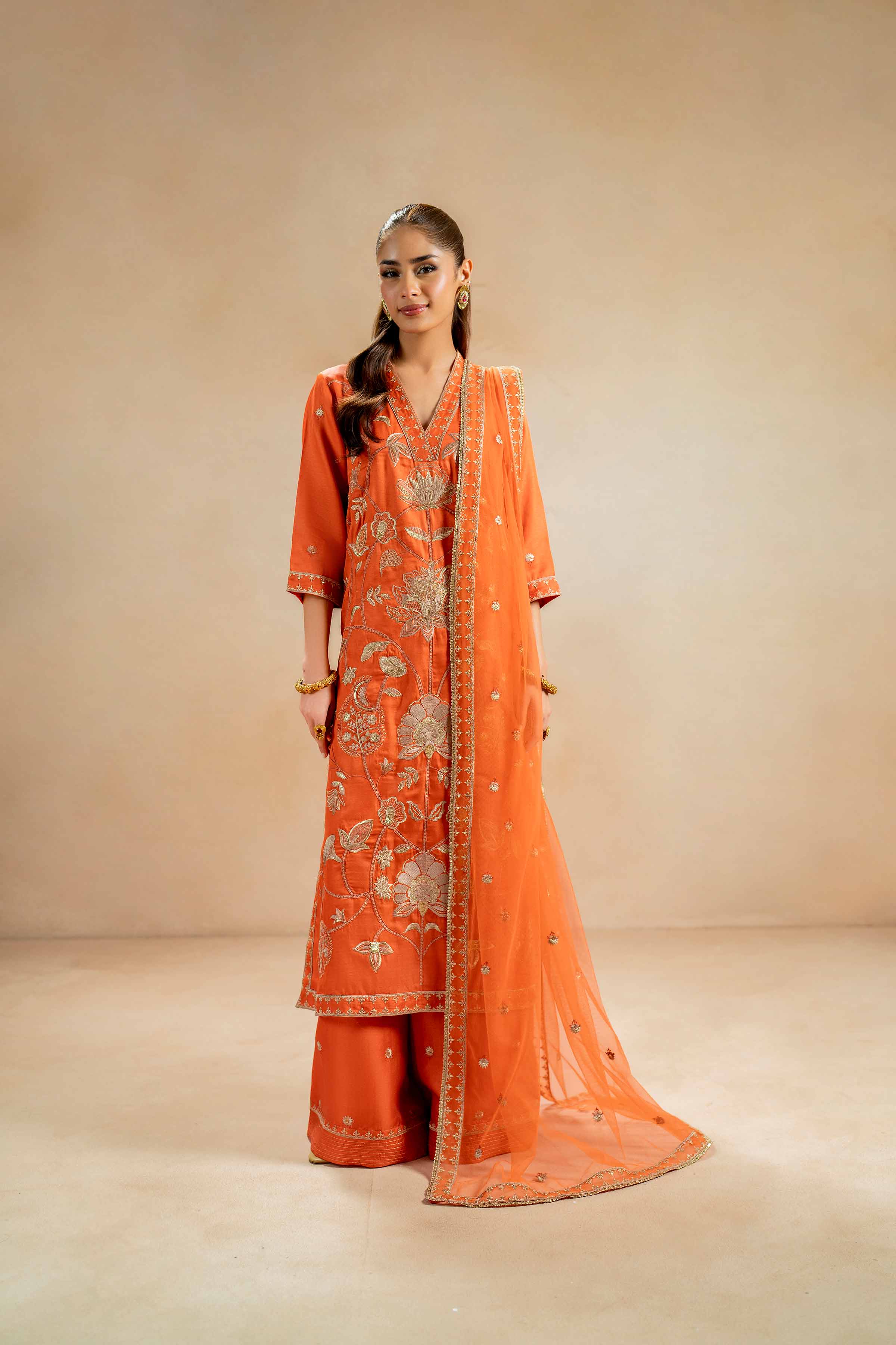 3 Piece - Embroidered Suit - 42308032 - Image 4
