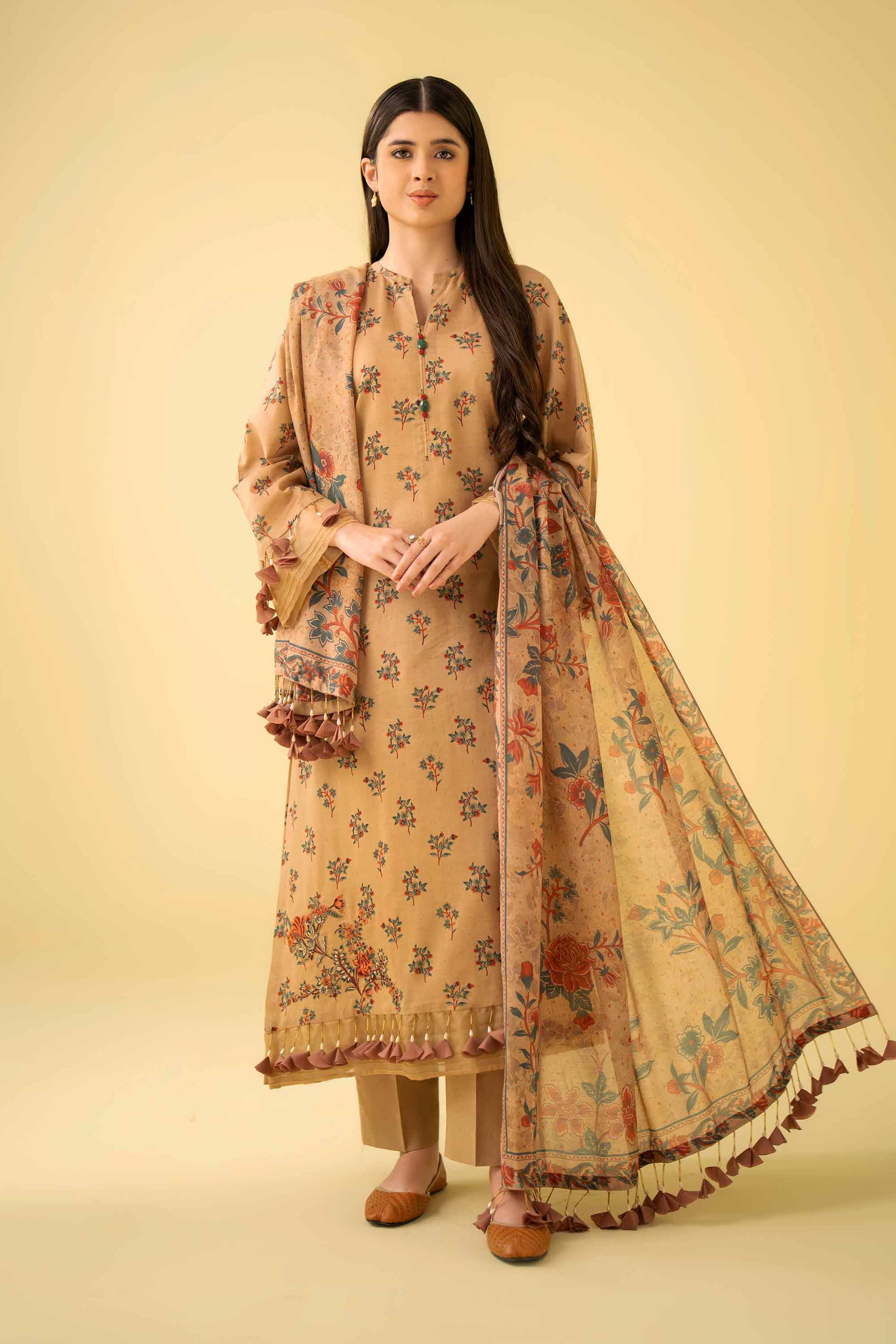 2 Piece - Printed Embroidered Suit - 42401574 - Image 2