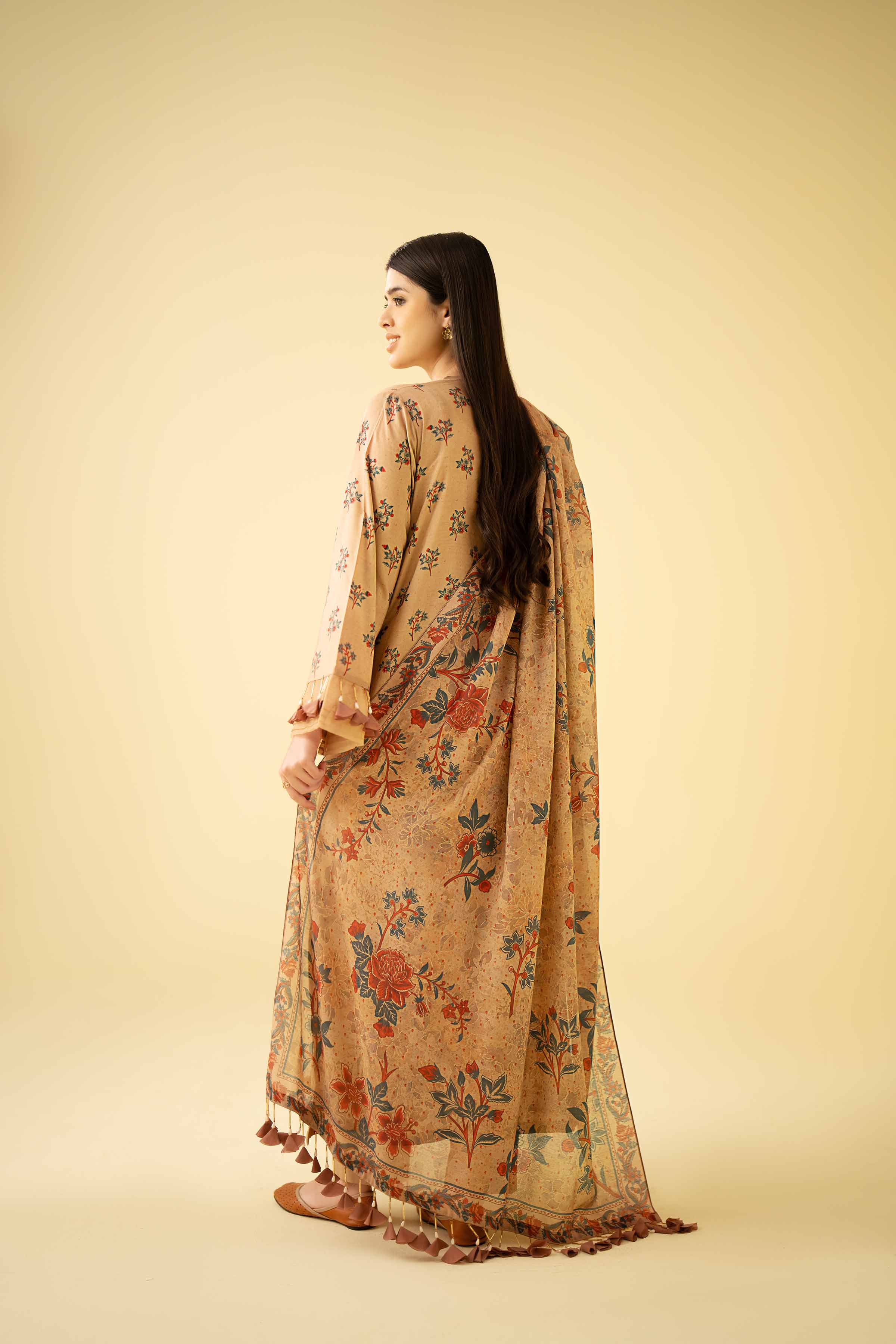 2 Piece - Printed Embroidered Suit - 42401574 - Image 3
