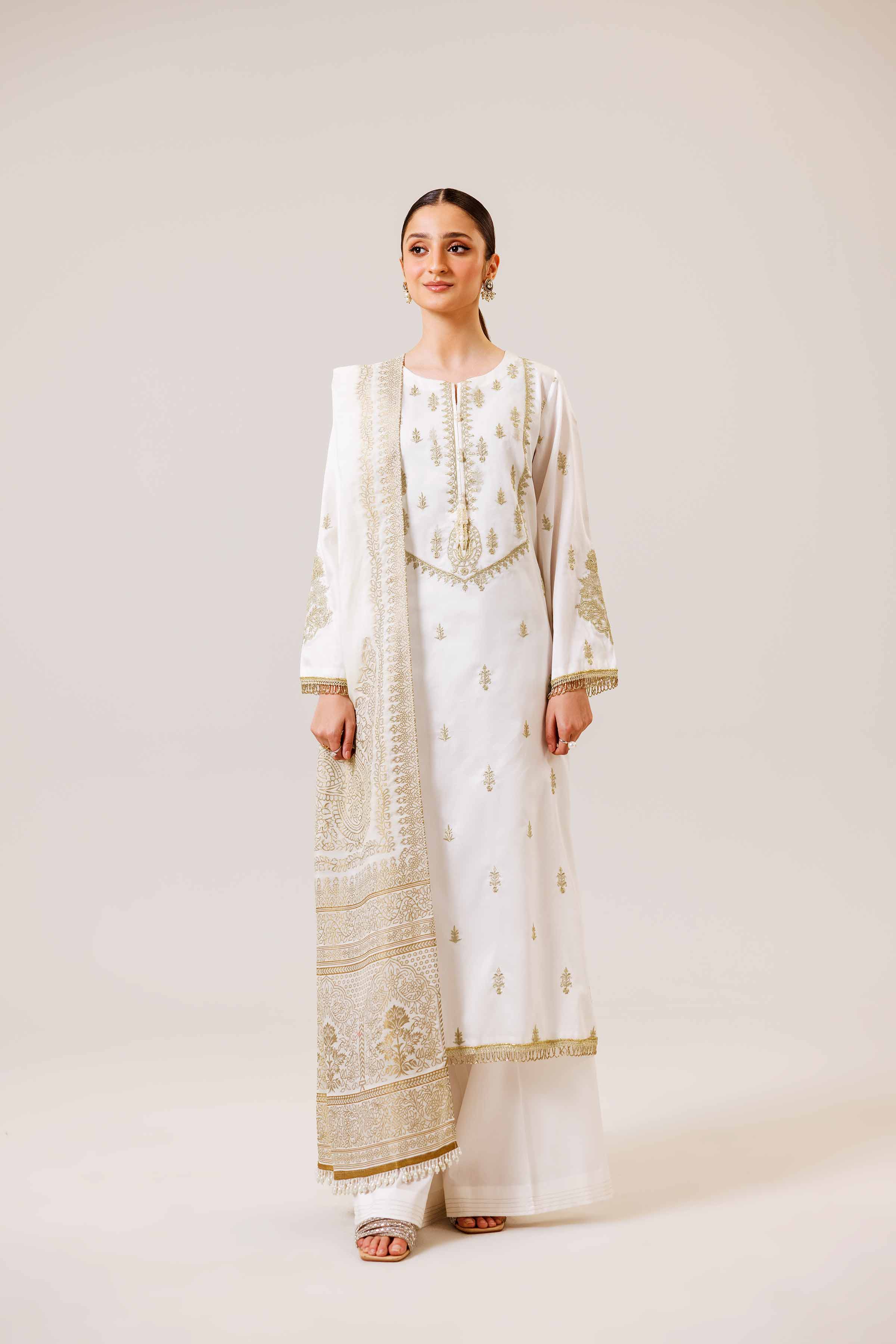 3 Piece - Embroidered Suit - 42401800 - Image 7