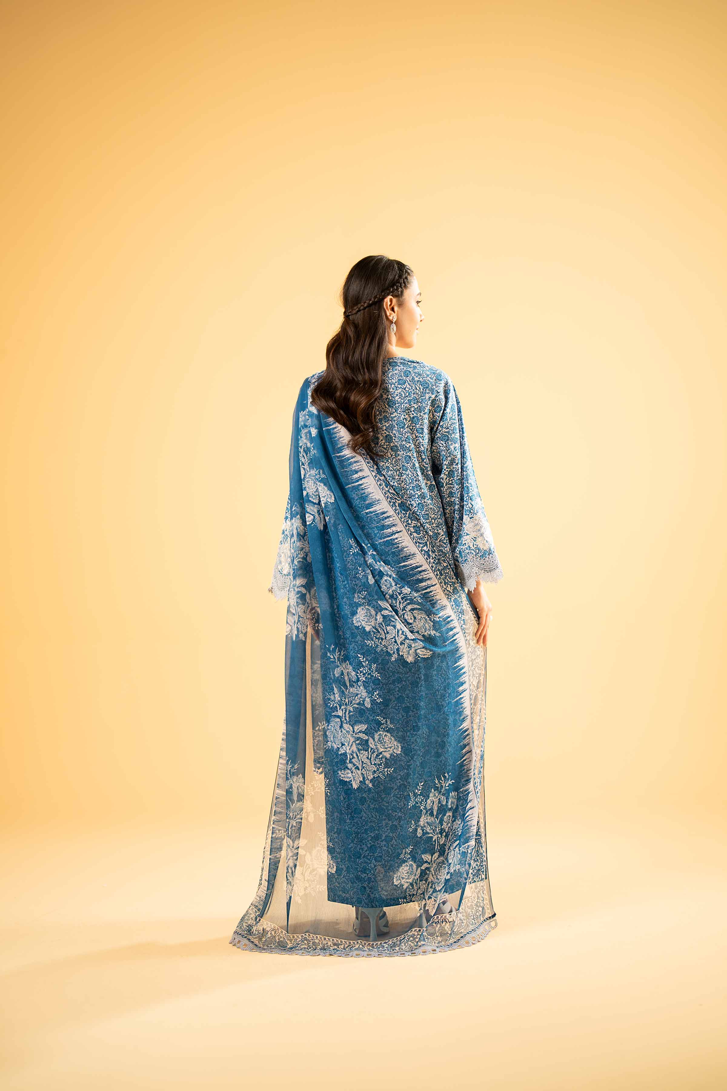 3 Piece - Printed Embroidered Suit - 42401806 - Image 3