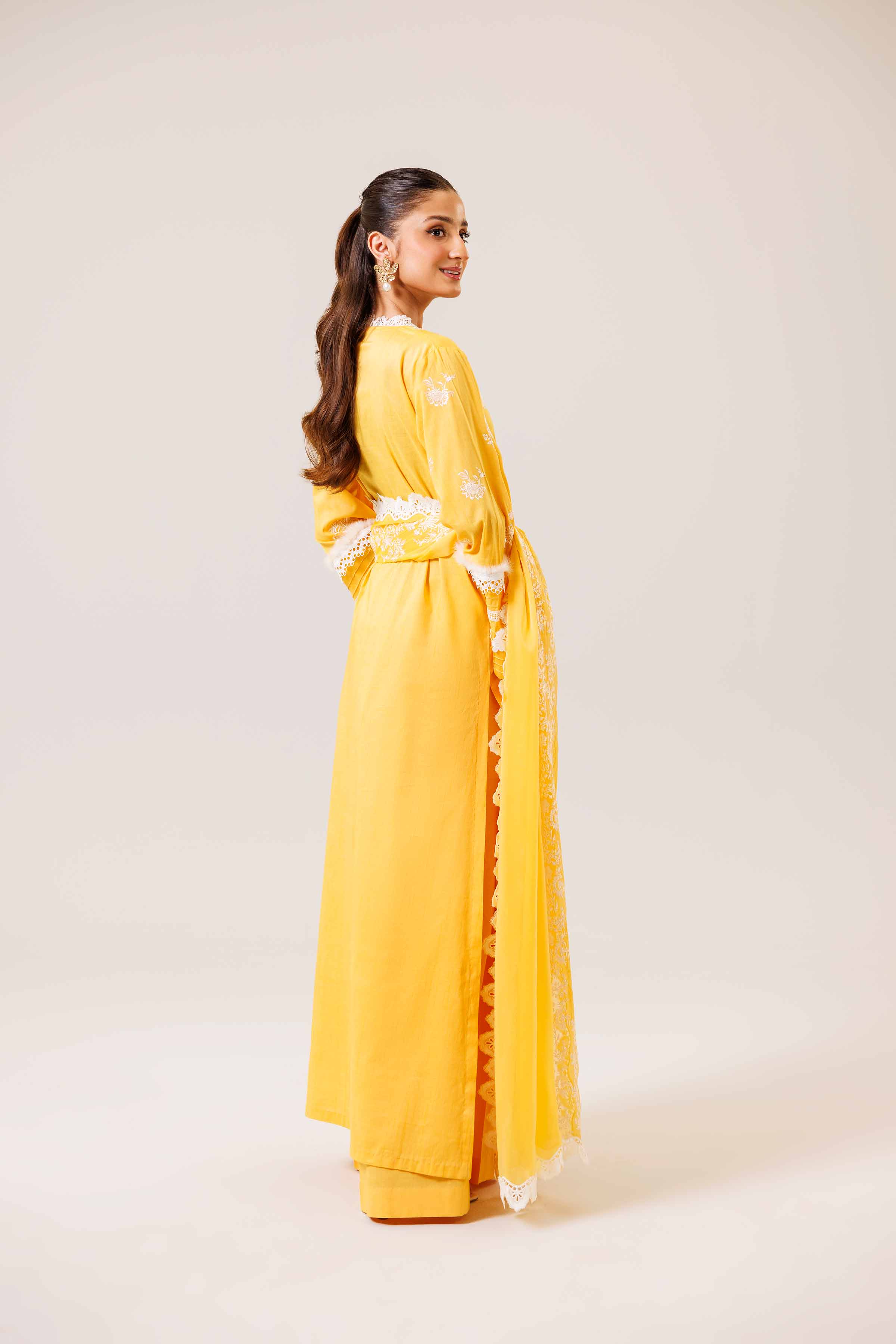 3 Piece - Printed Embroidered Suit - 42401824 - Image 5