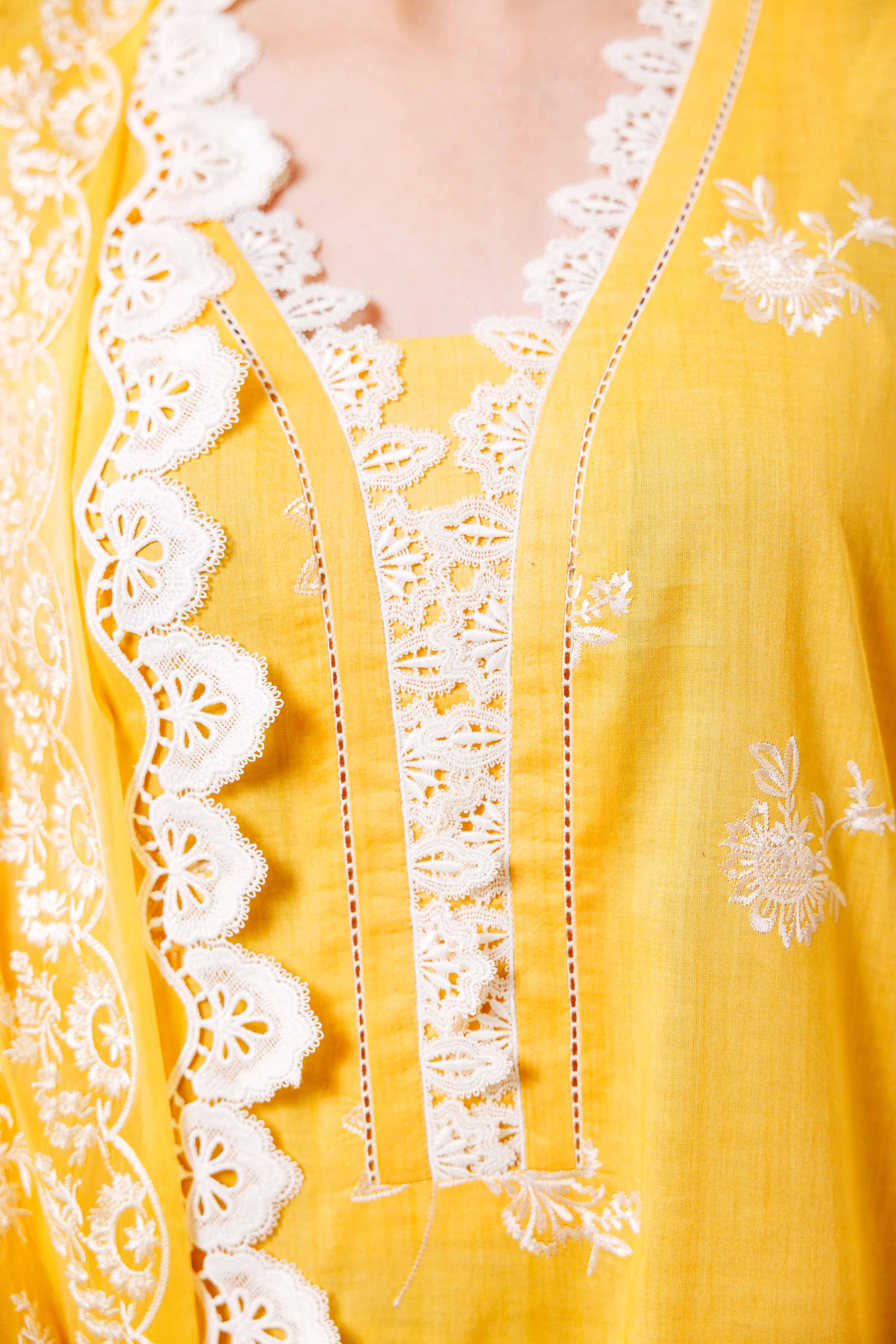 3 Piece - Printed Embroidered Suit - 42401824 - Image 7