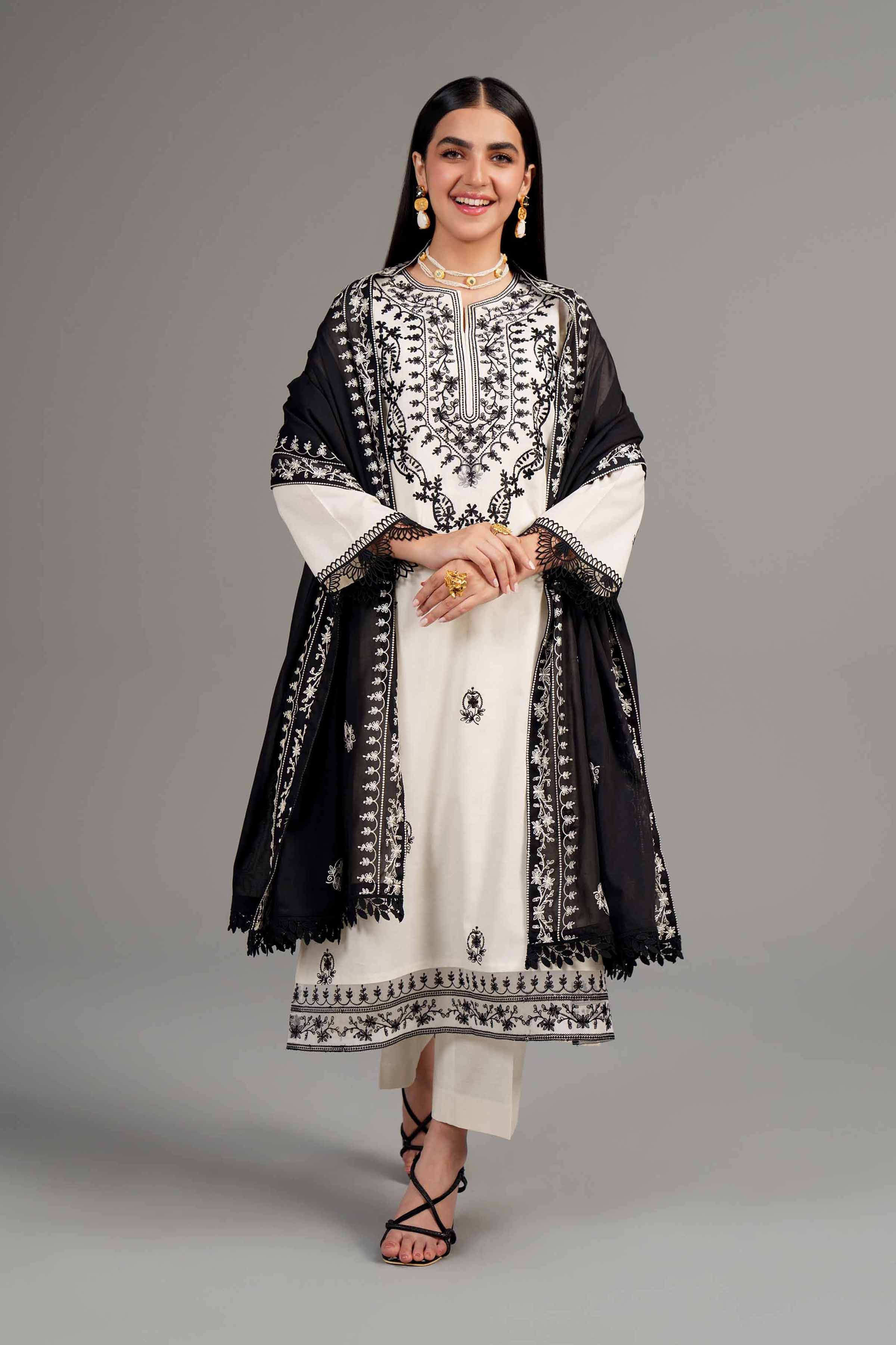 3 Piece - Embroidered Suit - 42401994 - Image 2