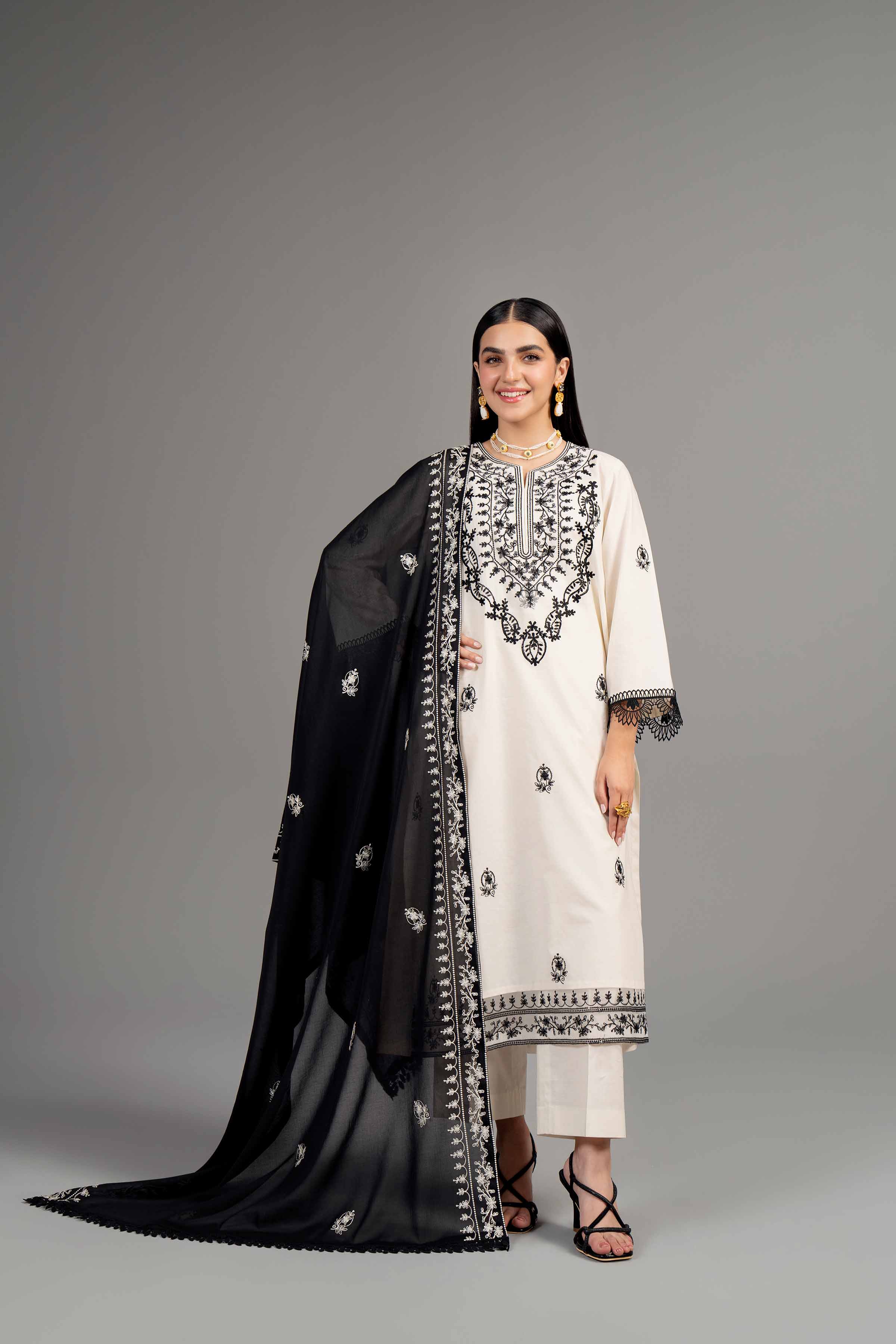 3 Piece - Embroidered Suit - 42401994 - Image 5