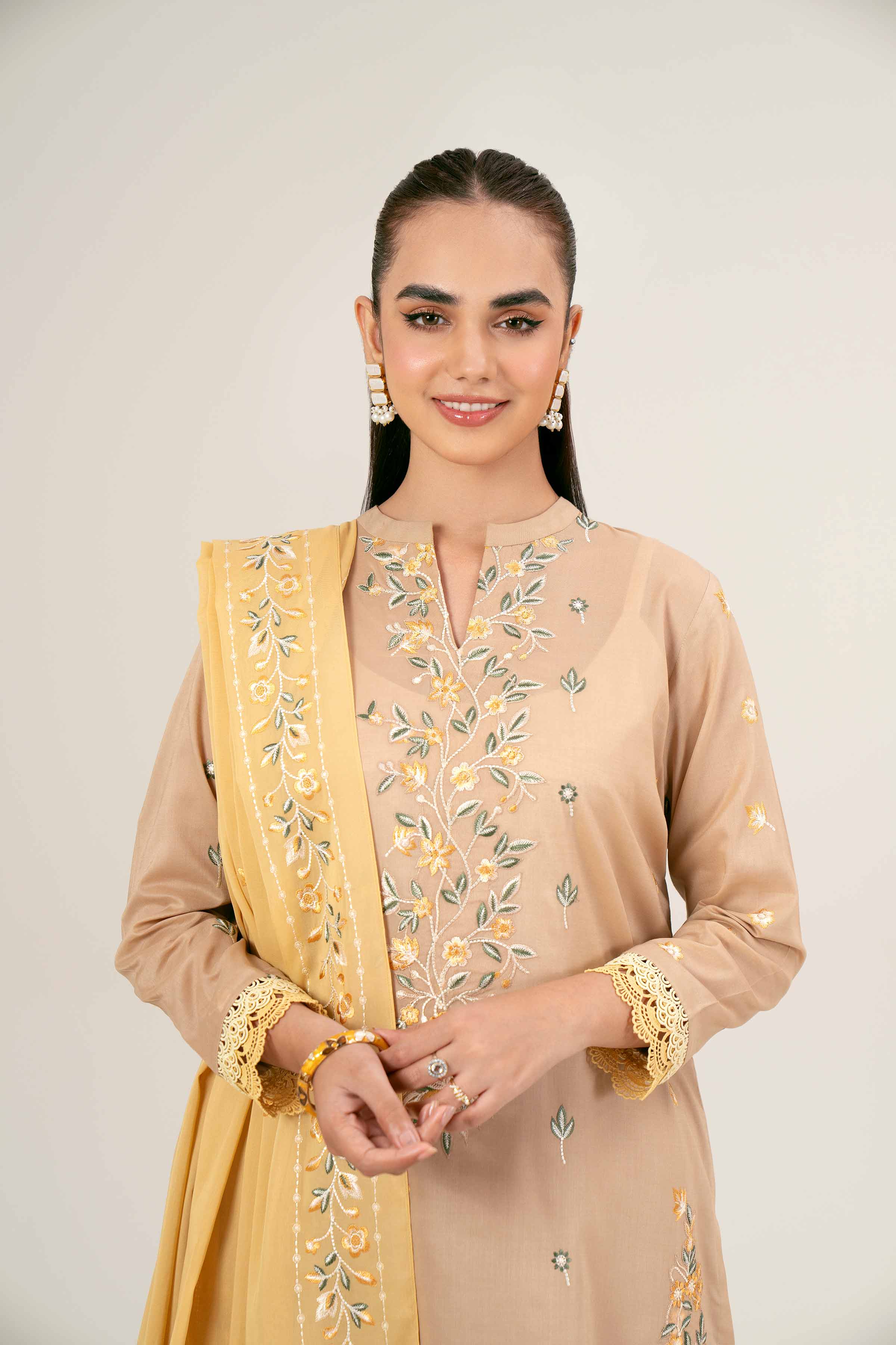 3 Piece - Embroidered Suit - 42401995 - Image 4