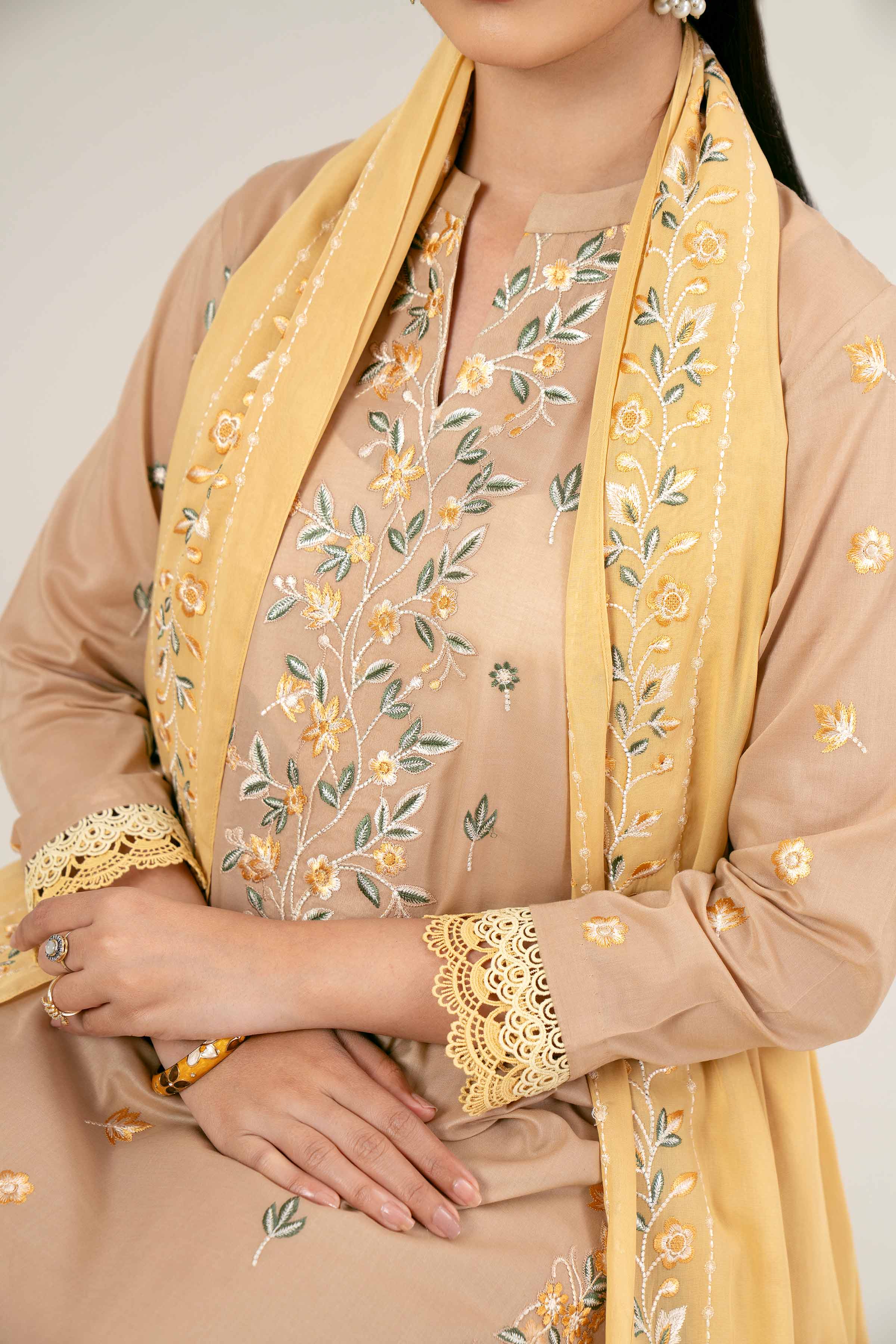 3 Piece - Embroidered Suit - 42401995 - Image 5