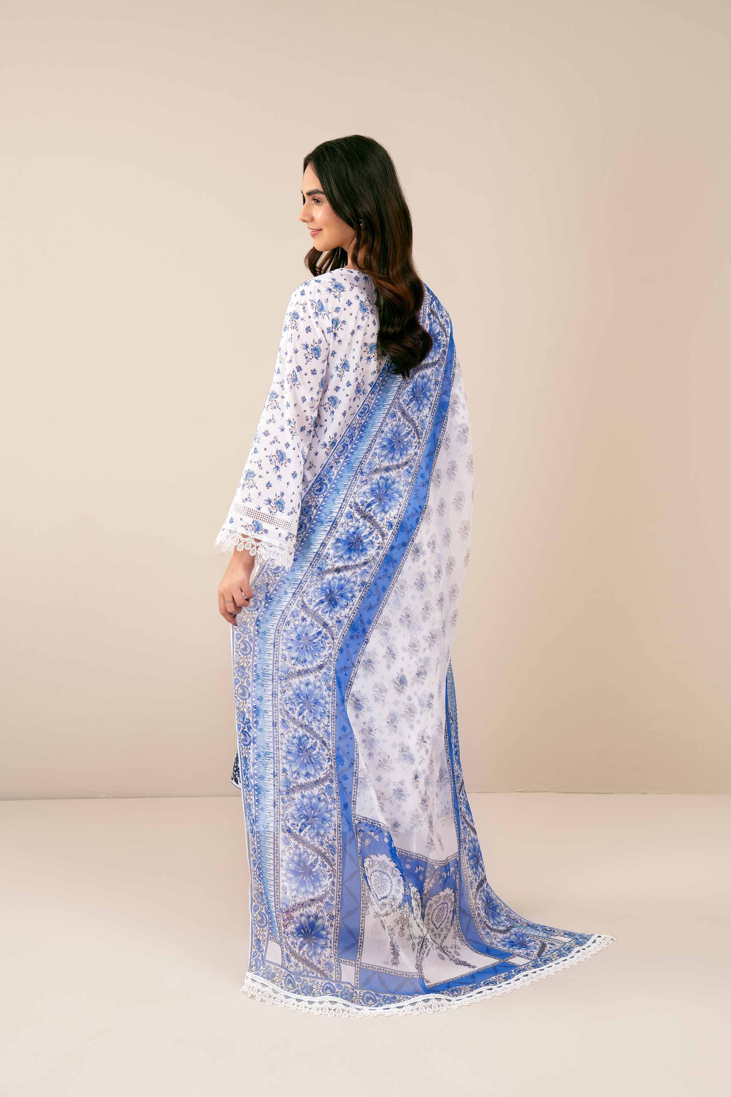 3 Piece - Printed Embroidered Suit - 42402035 - Image 3