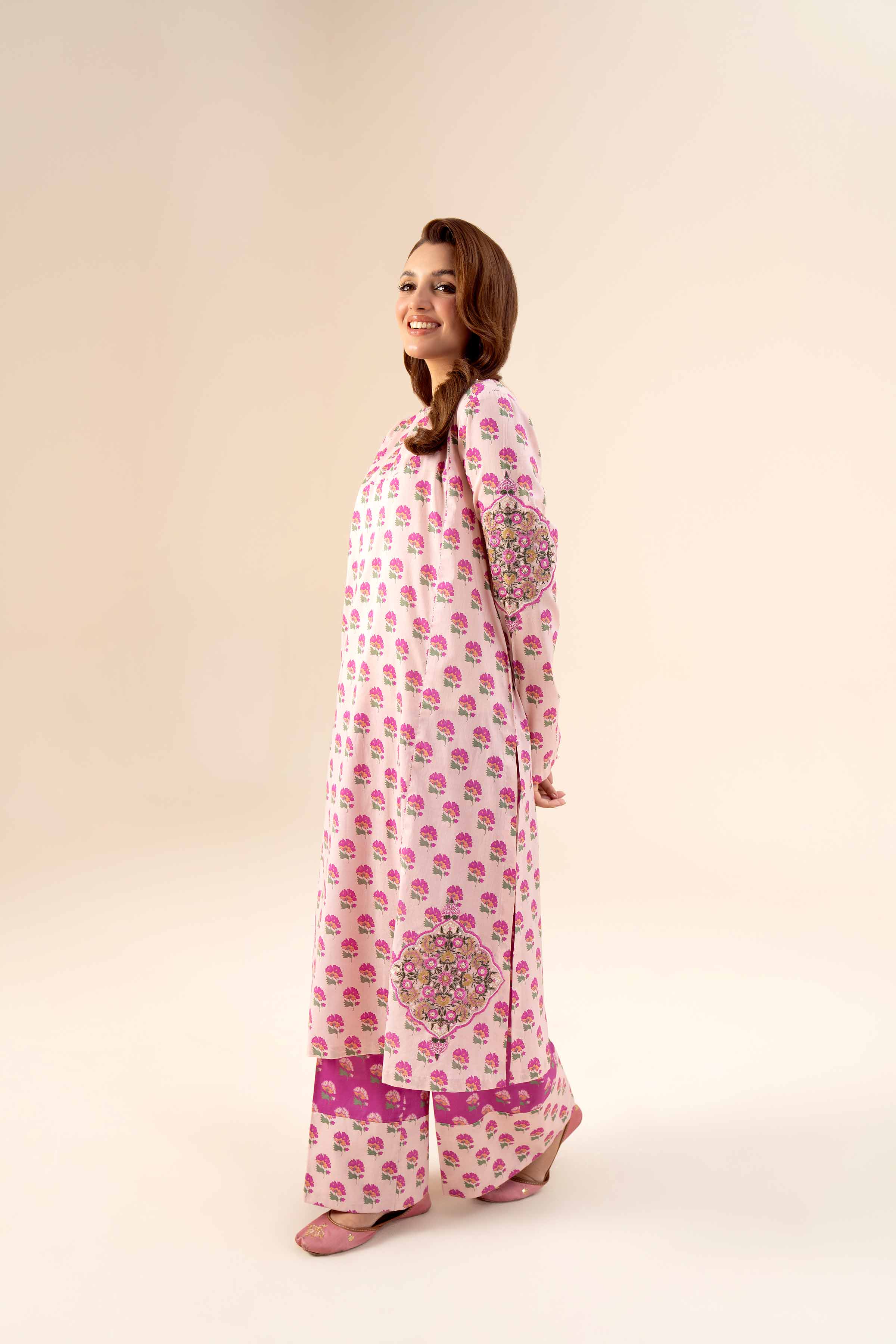 2 Piece - Printed Embroidered Suit - 42402080 - Image 6
