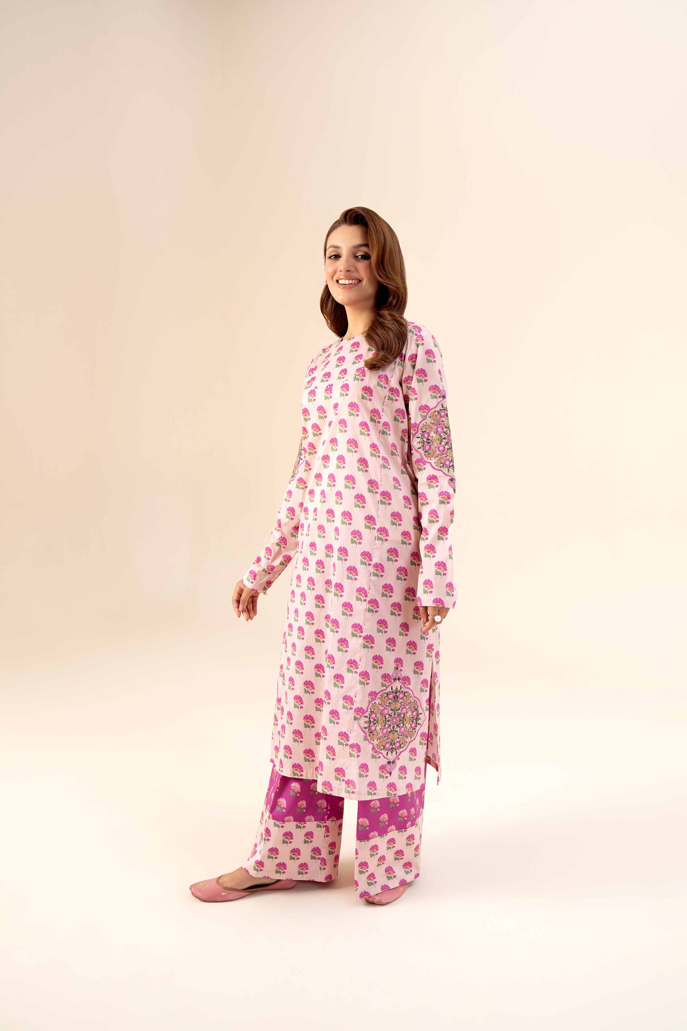 2 Piece - Printed Embroidered Suit - 42402080 - Image 7