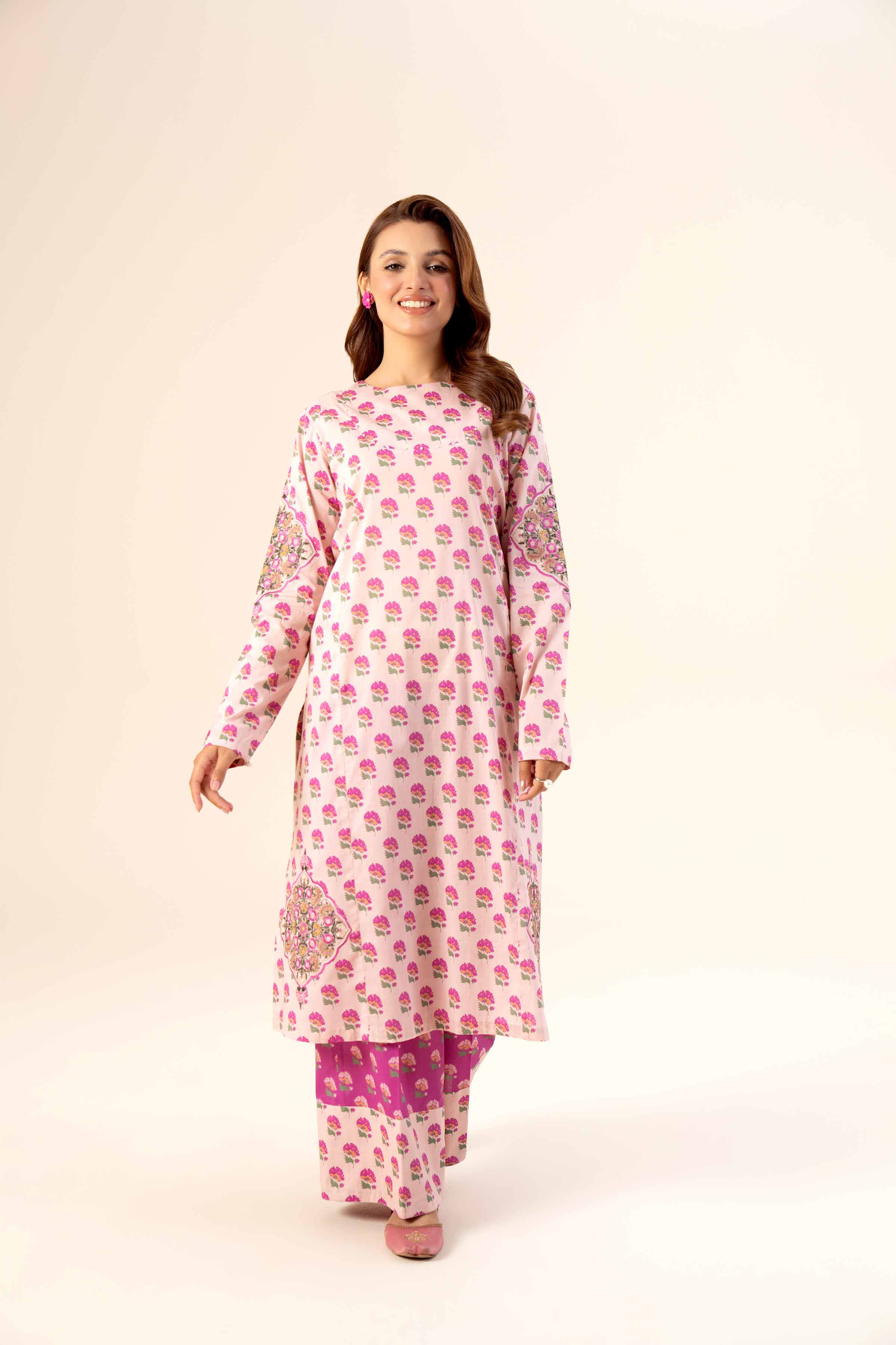 2 Piece - Printed Embroidered Suit - 42402080 - Image 8
