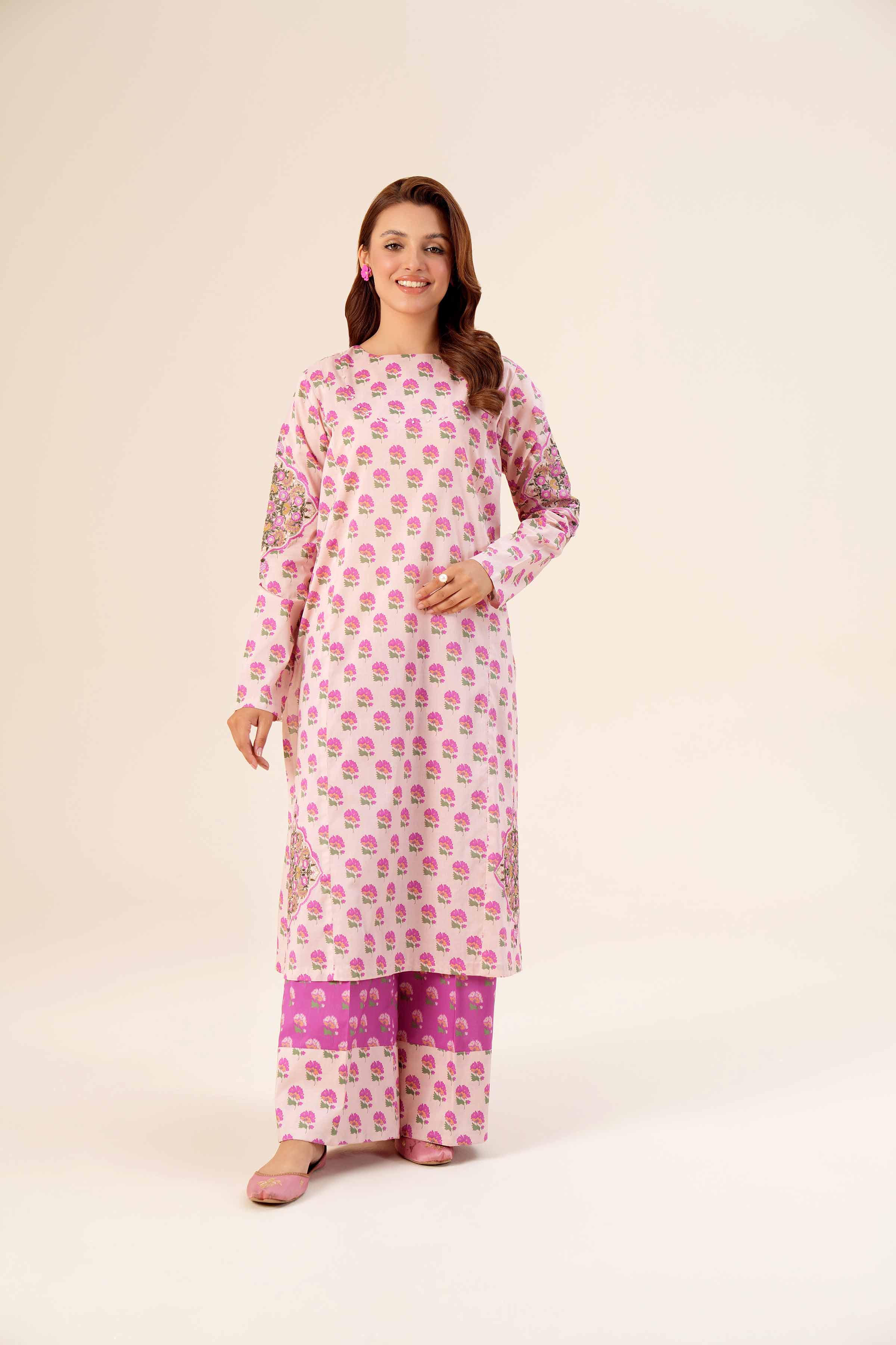 2 Piece - Printed Embroidered Suit - 42402080 - Image 9