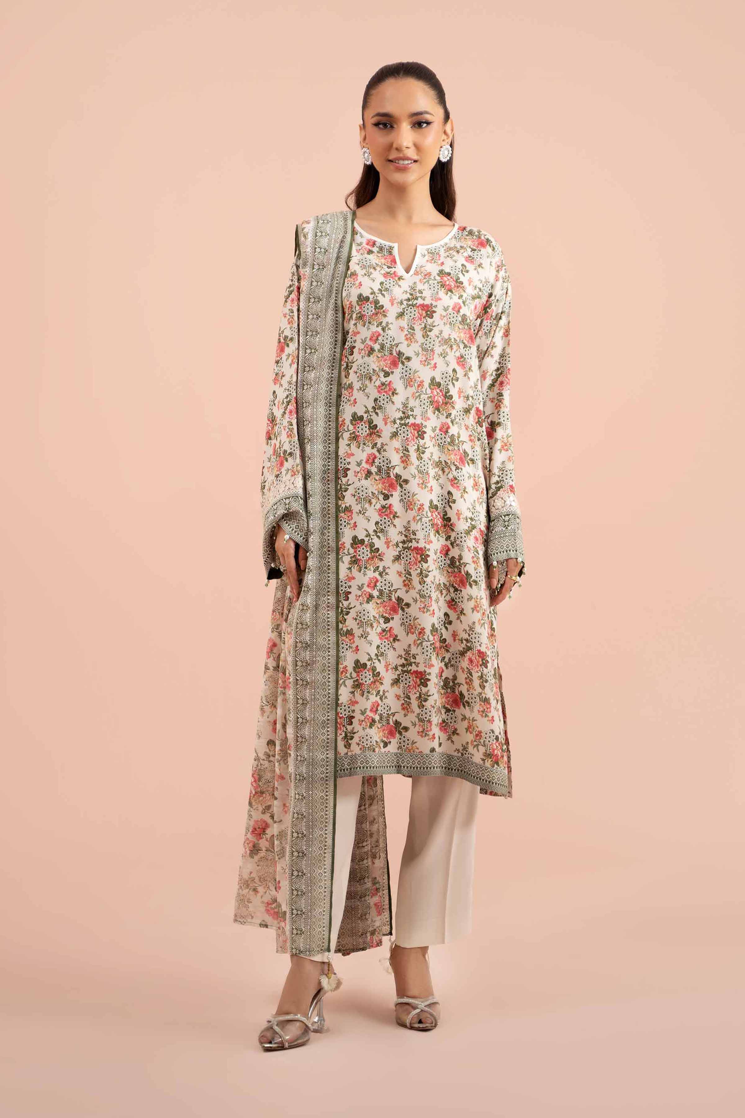 3 Piece - Printed Suit - 42402101