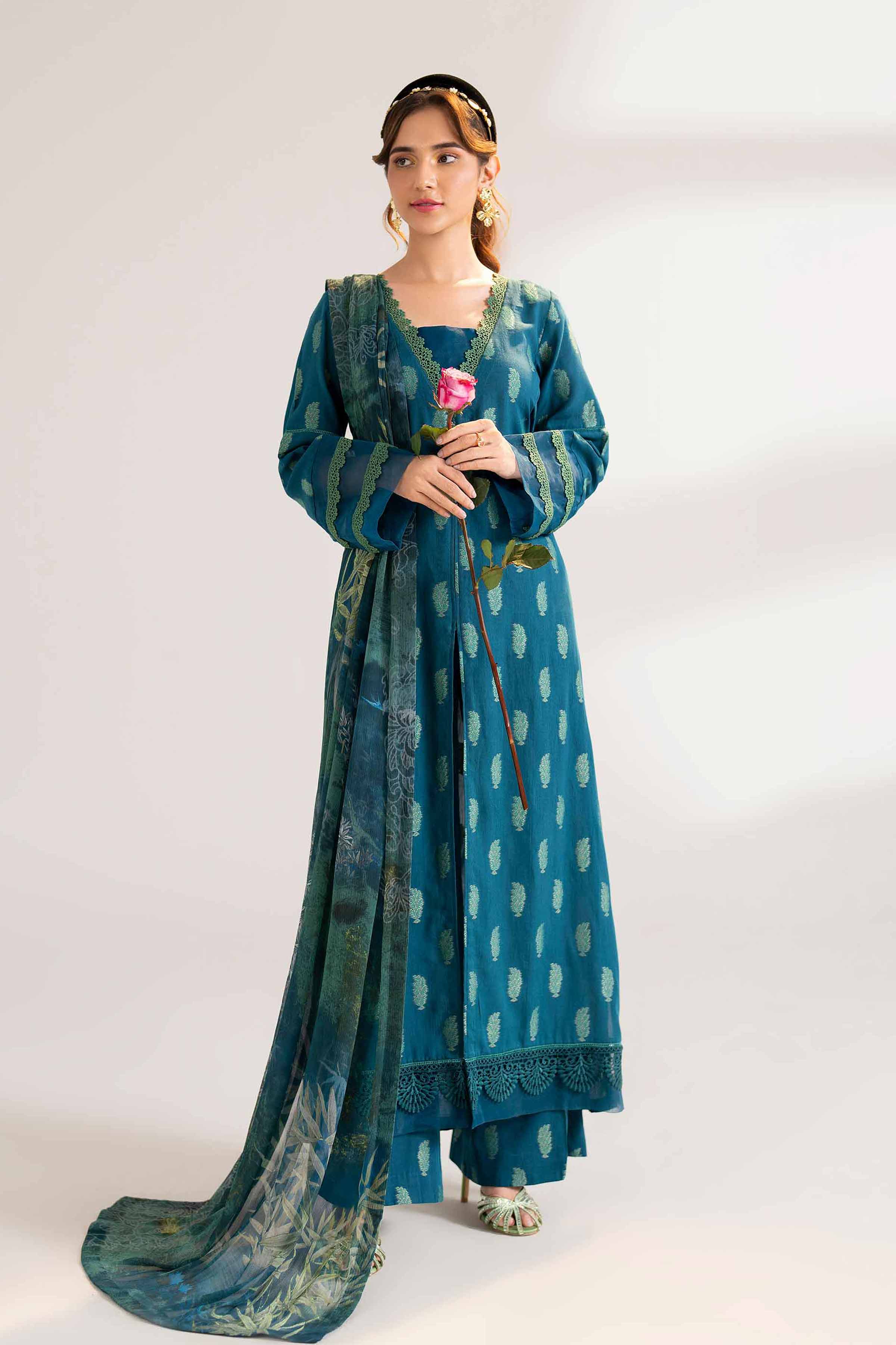 3 Piece - Jacquard Suit - 42402123 - Image 2