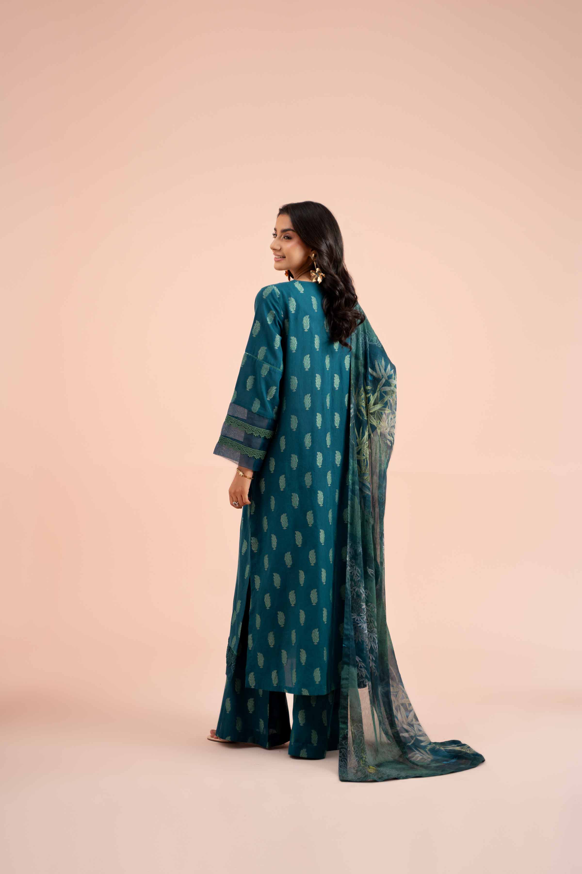 3 Piece - Jacquard Suit - 42402123 - Image 5