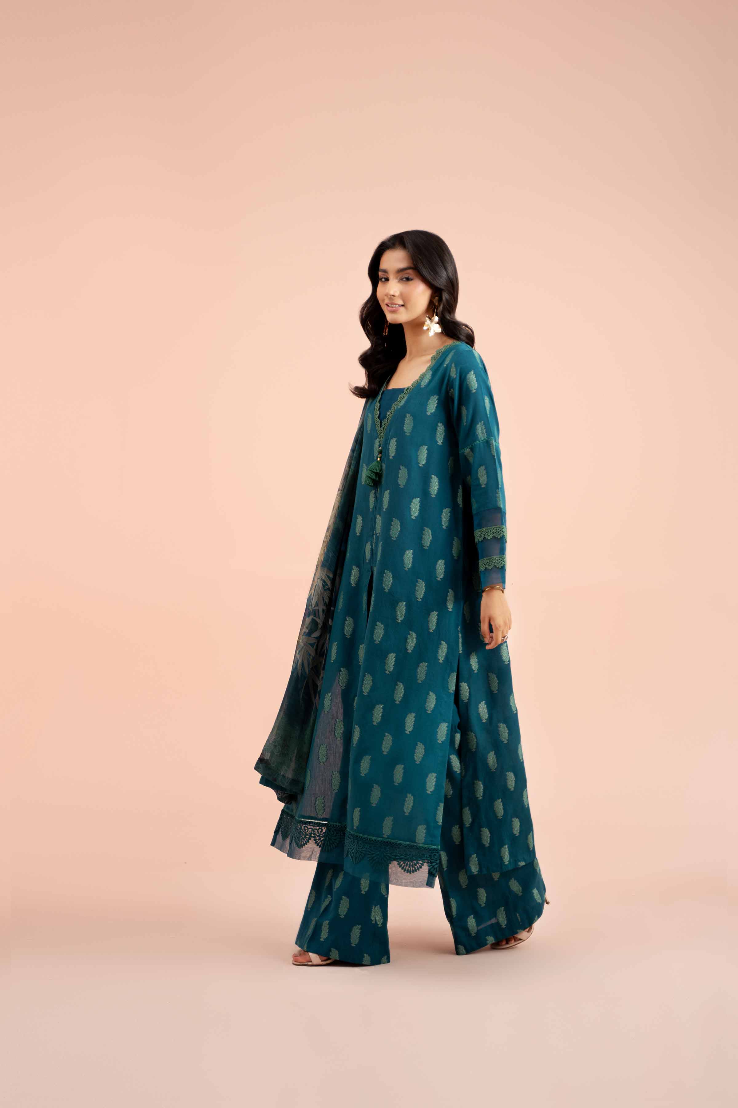 3 Piece - Jacquard Suit - 42402123 - Image 7