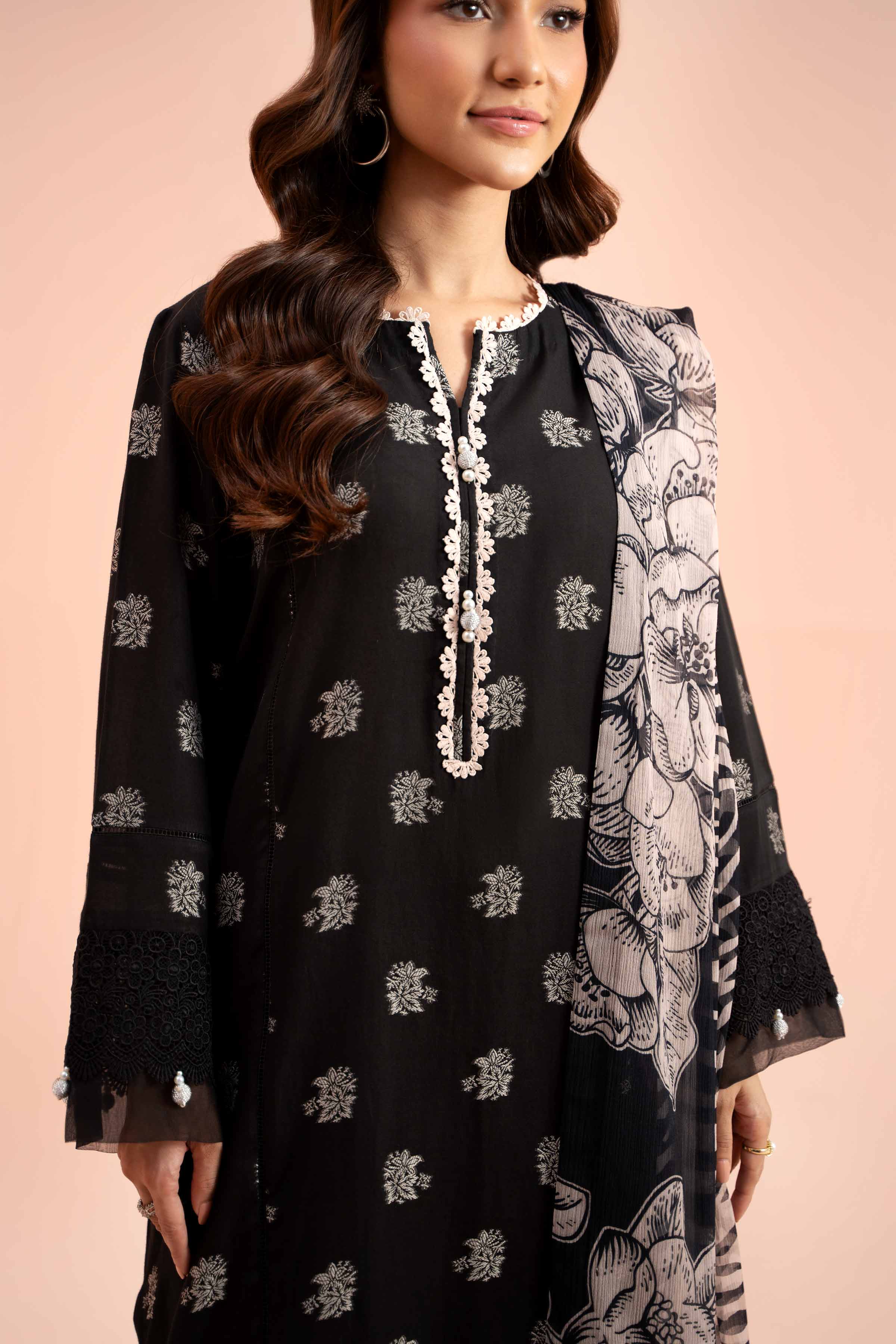 3 Piece - Jacquard Suit - 42402126 - Image 4