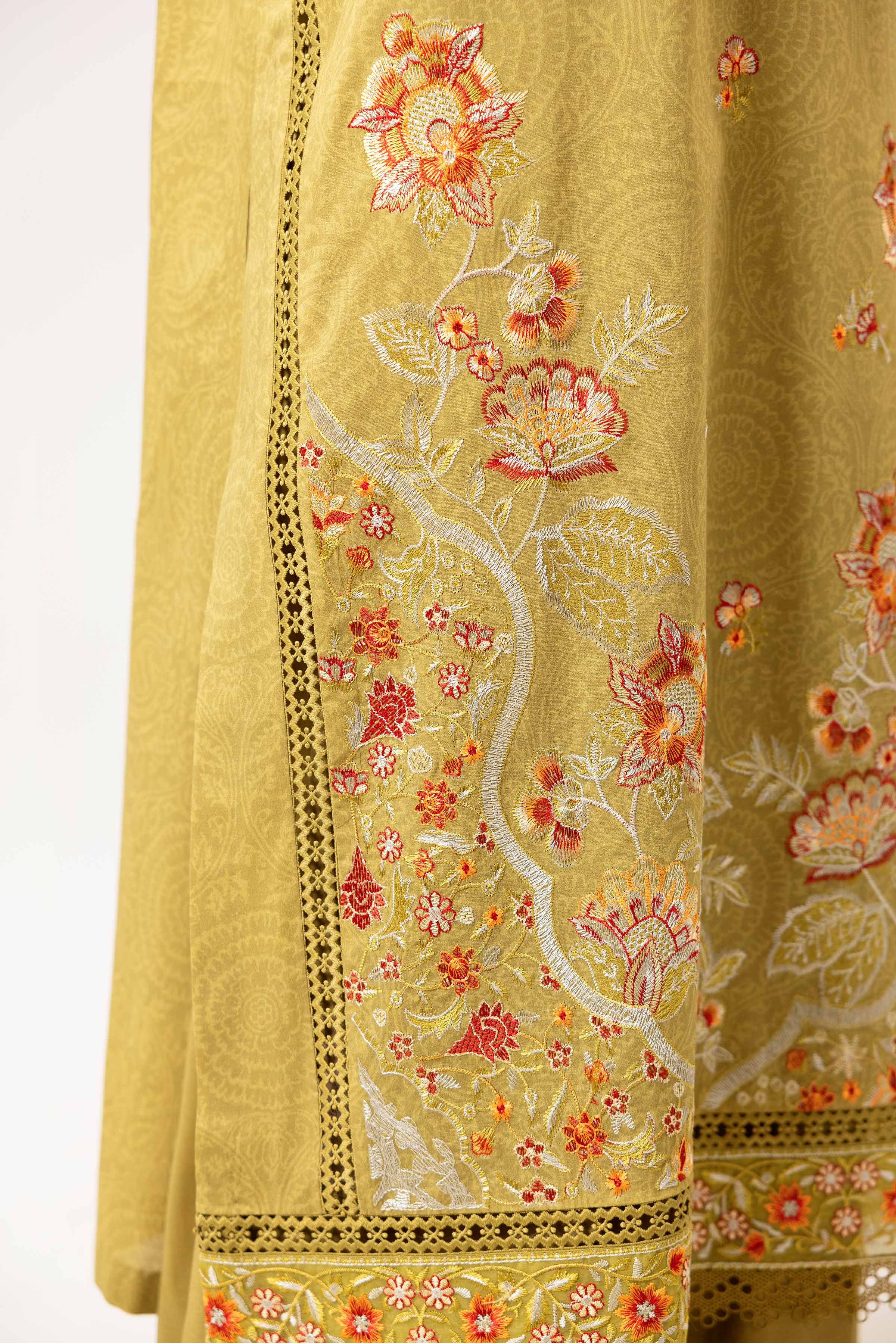 3 Piece - Printed Embroidered Suit - 42402138 - Image 5