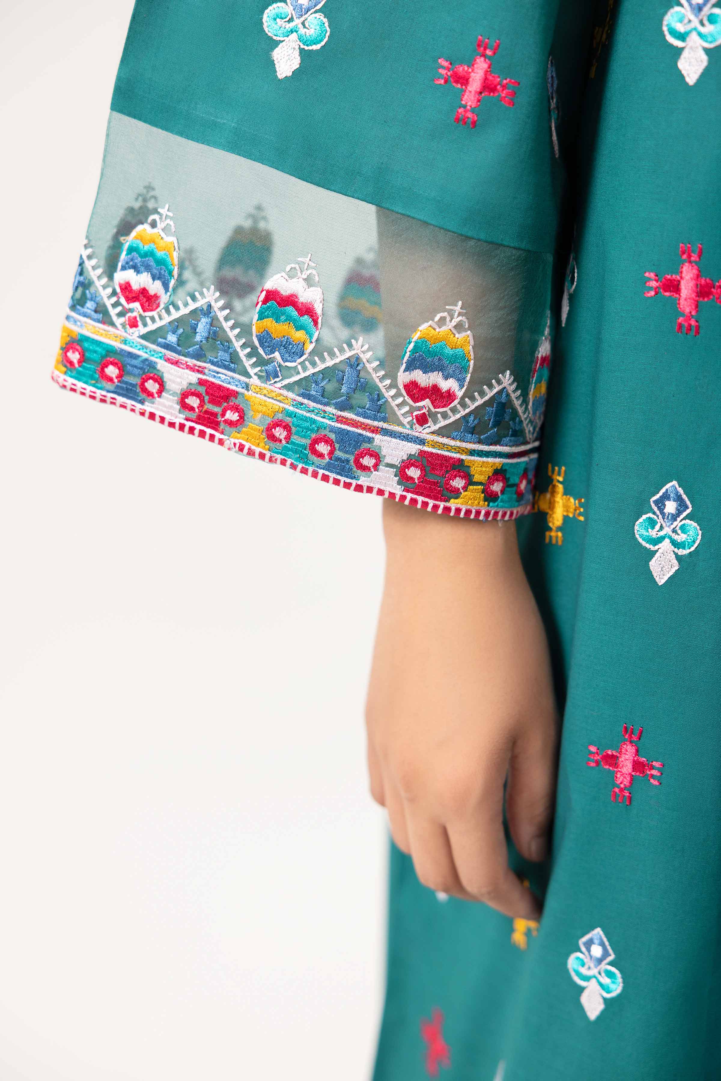 2 Piece - Dyed Embroidered Suit - 42402139 - Image 5