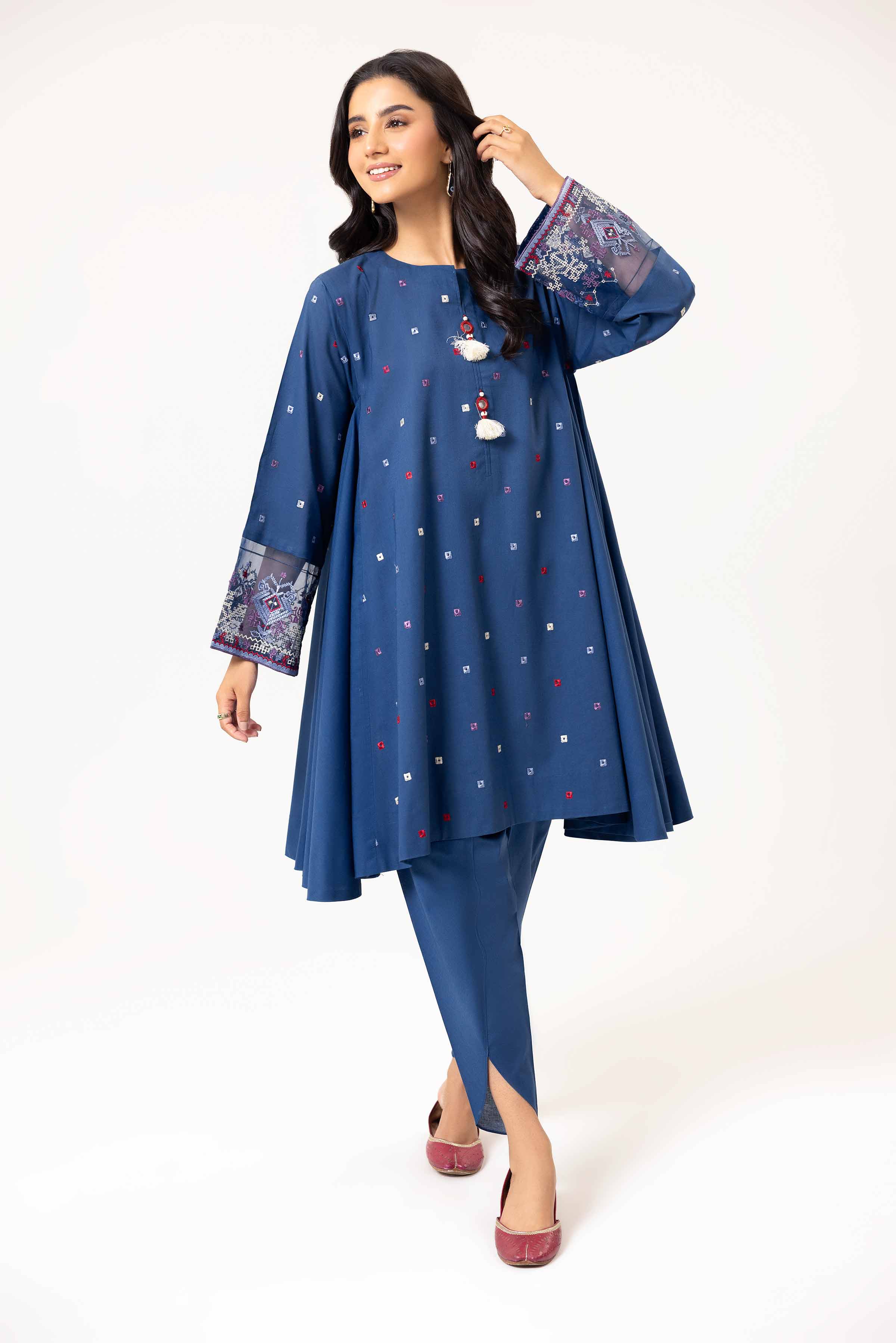 2 Piece - Dyed Embroidered Suit - 42402140 - Image 5