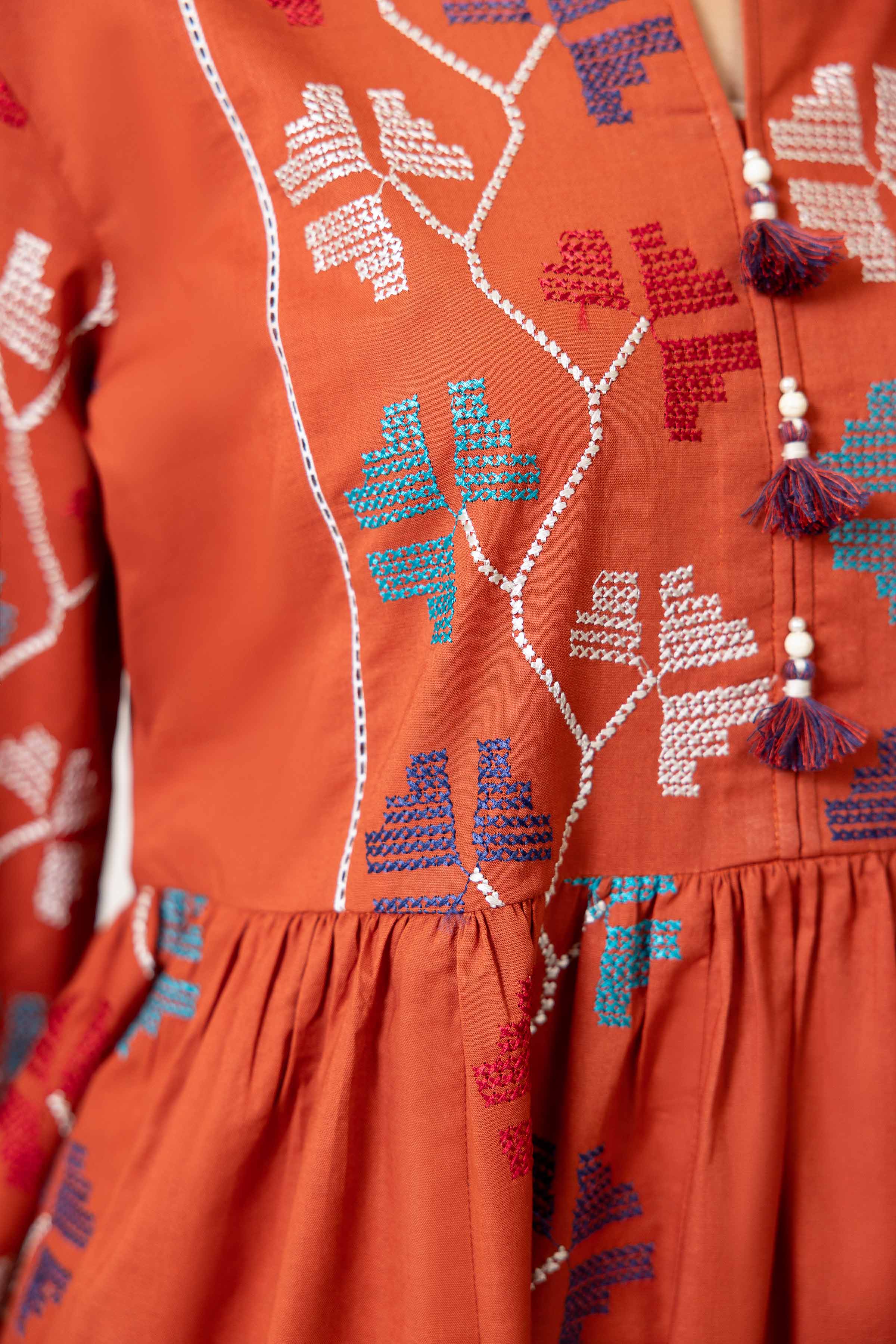 2 Piece - Dyed Embroidered Suit - 42402141 - Image 4