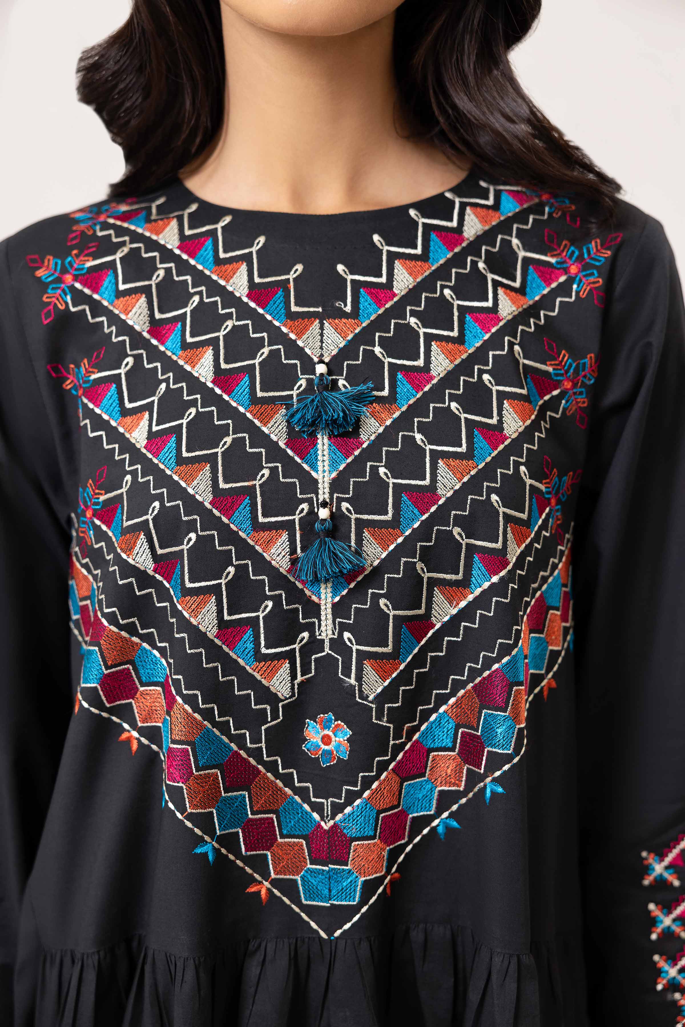 2 Piece - Dyed Embroidered Suit - 42402142 - Image 4