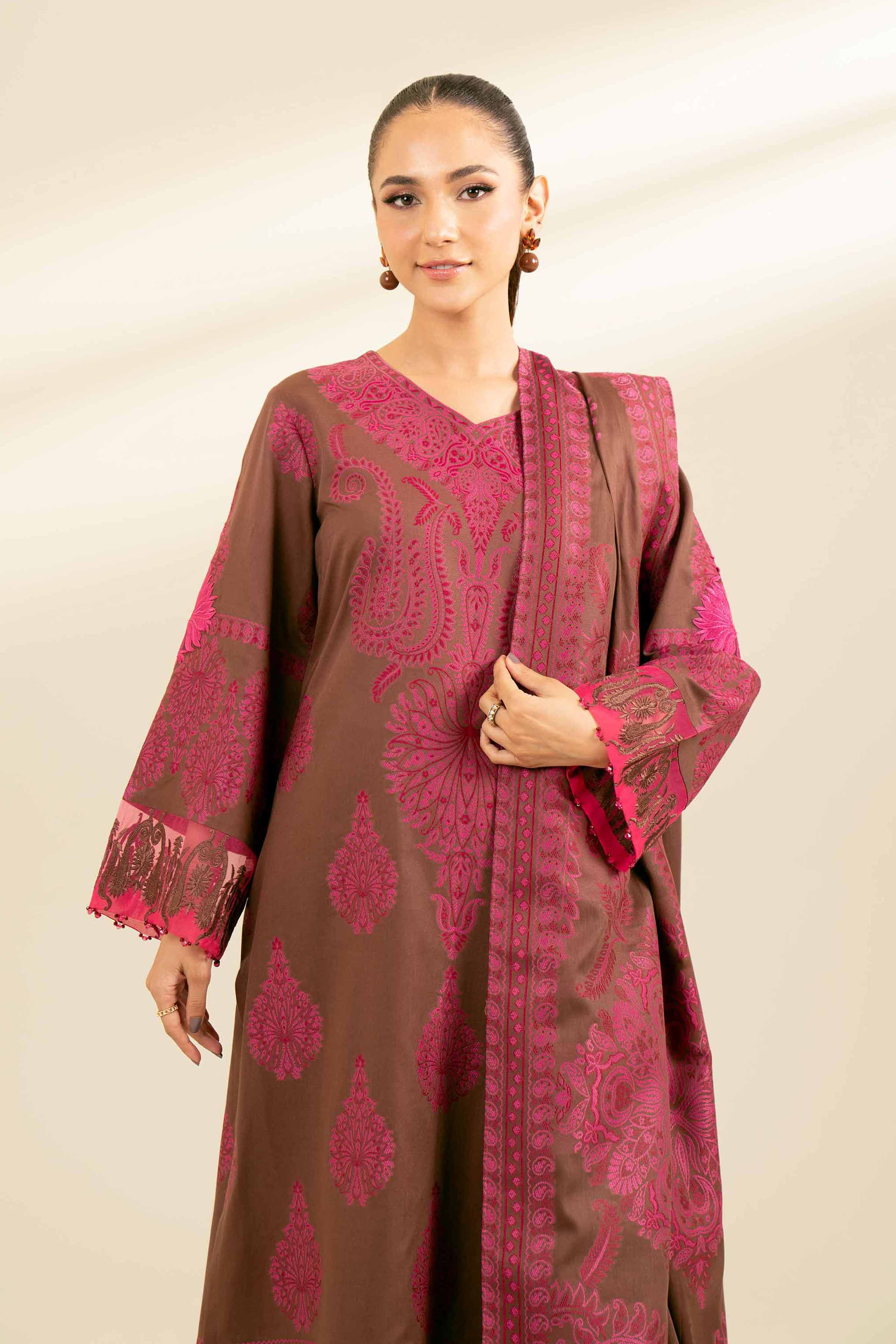 2 Piece - Jacquard Embroidered Suit - 42402156 - Image 3