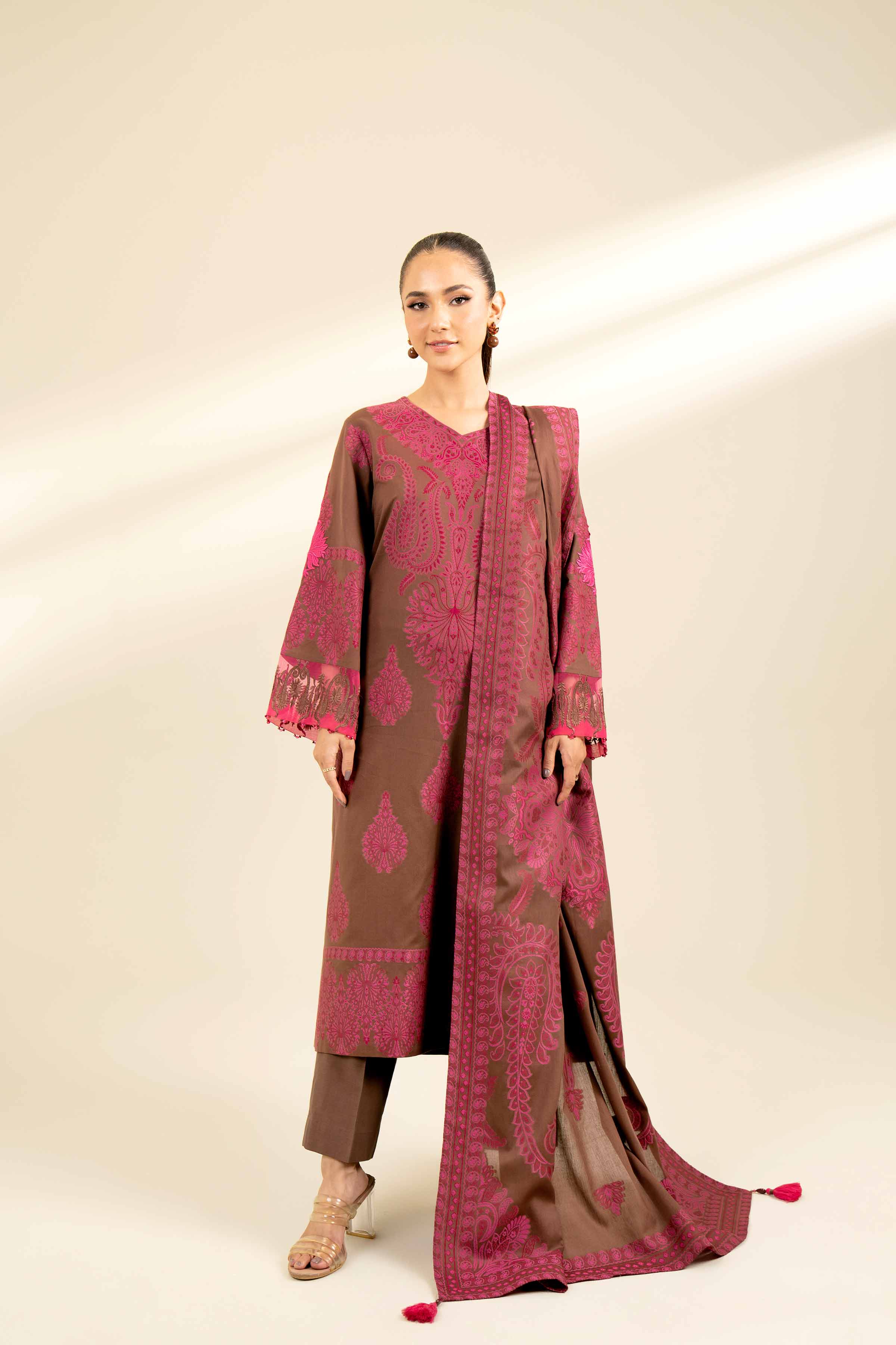 2 Piece - Jacquard Embroidered Suit - 42402156 - Image 8