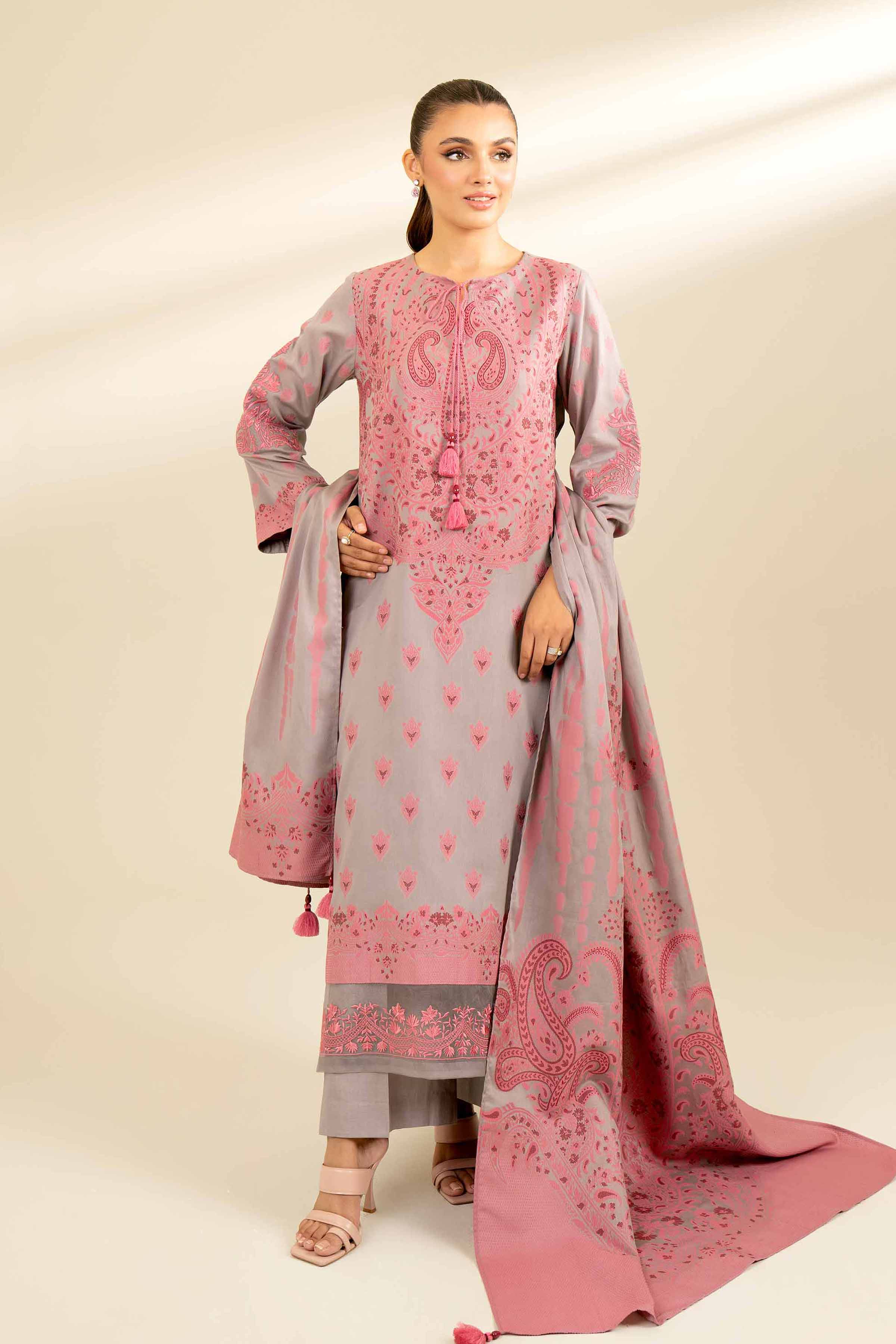 2 Piece - Jacquard Embroidered Suit - 42402158 - Image 4