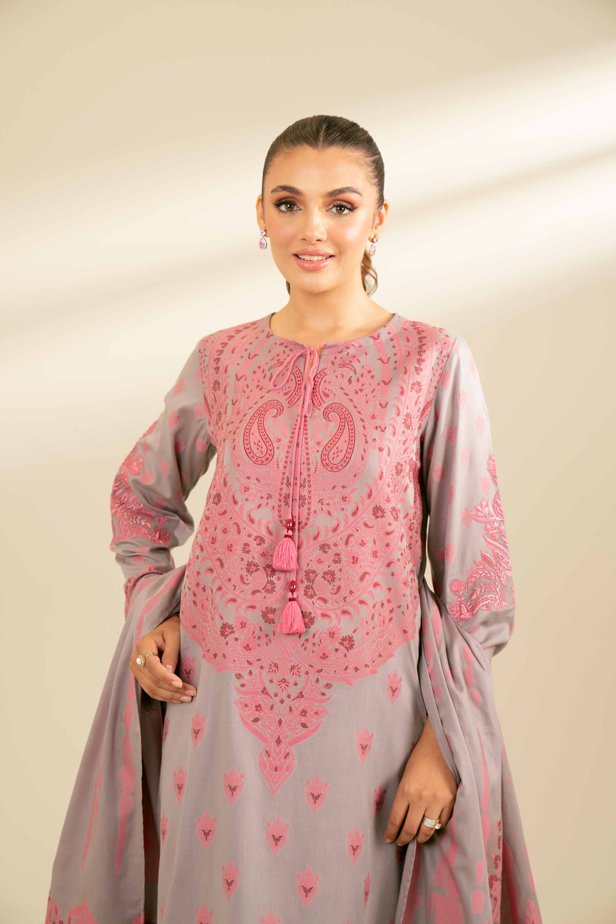 2 Piece - Jacquard Embroidered Suit - 42402158 - Image 6