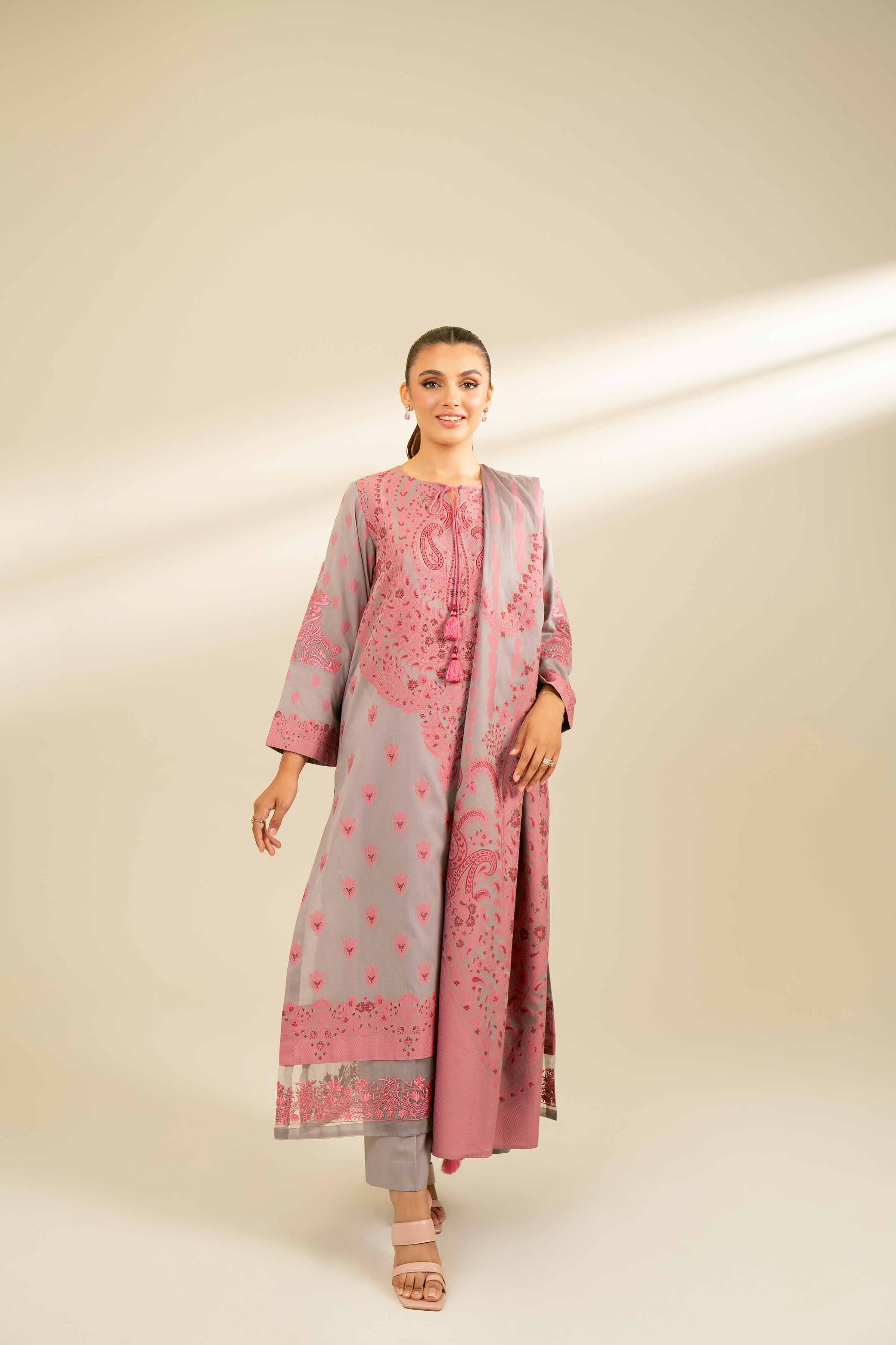 2 Piece - Jacquard Embroidered Suit - 42402158 - Image 7