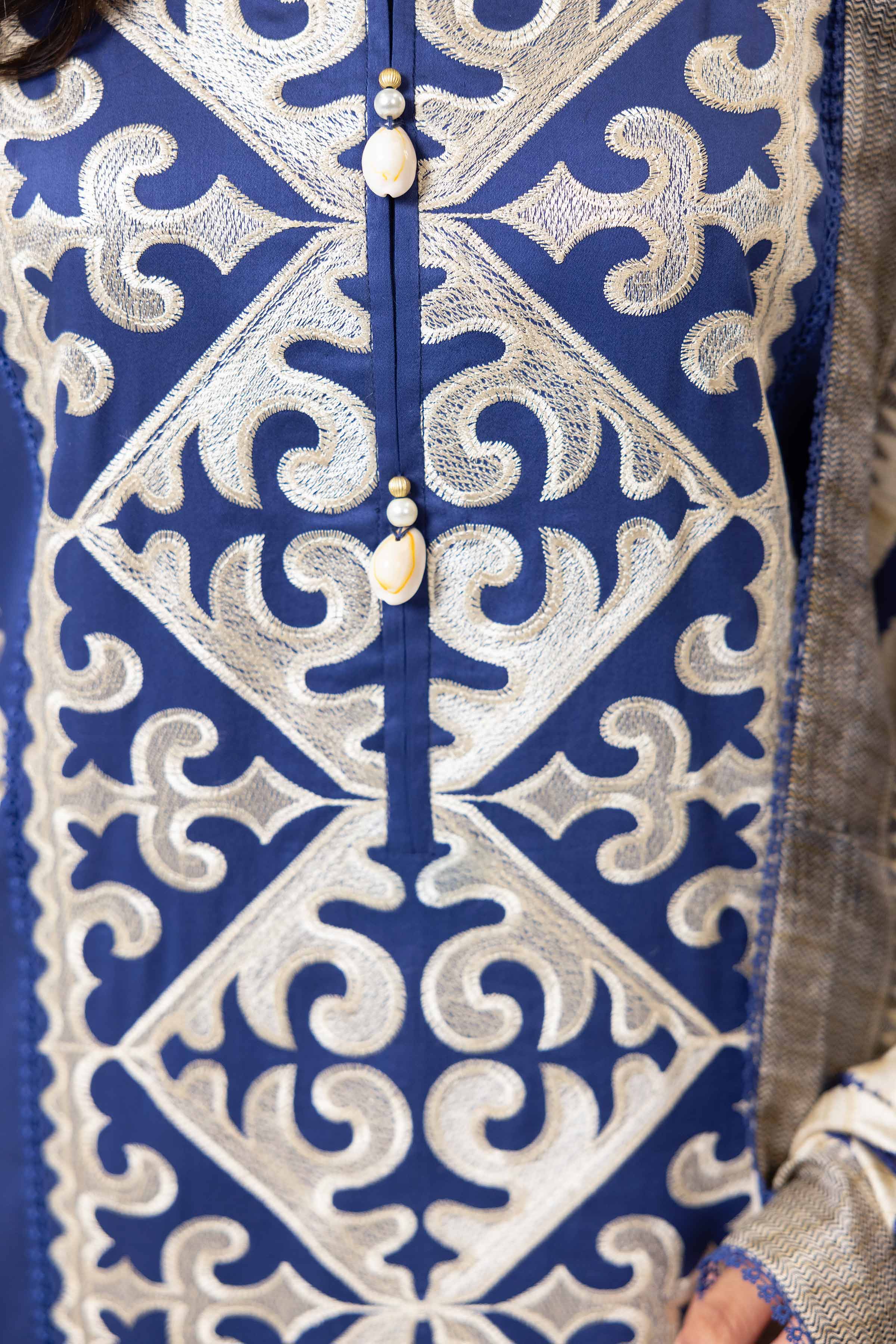 3 Piece - Embroidered Suit - 42402175 - Image 5
