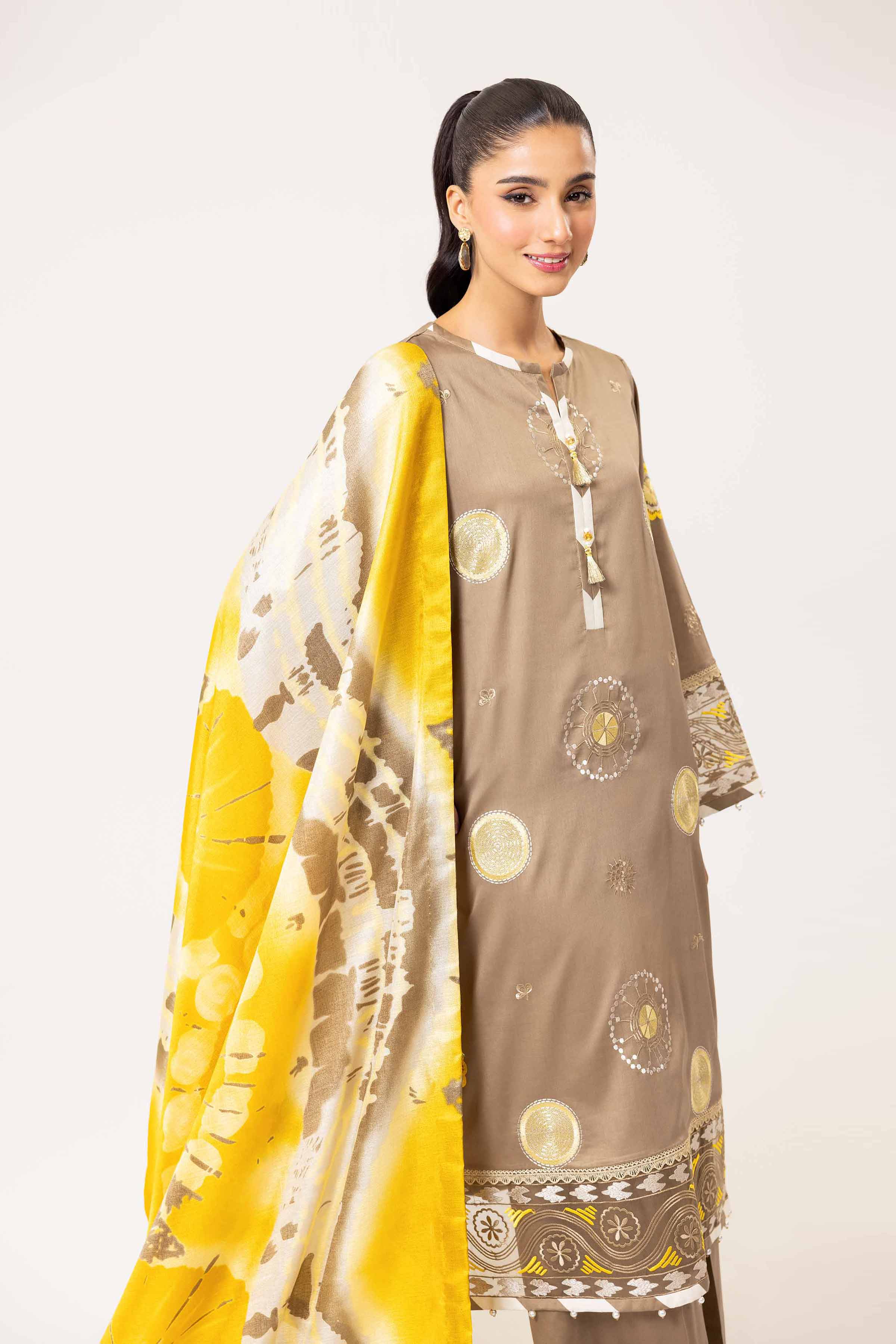 3 Piece - Embroidered Suit - 42402176 - Image 3