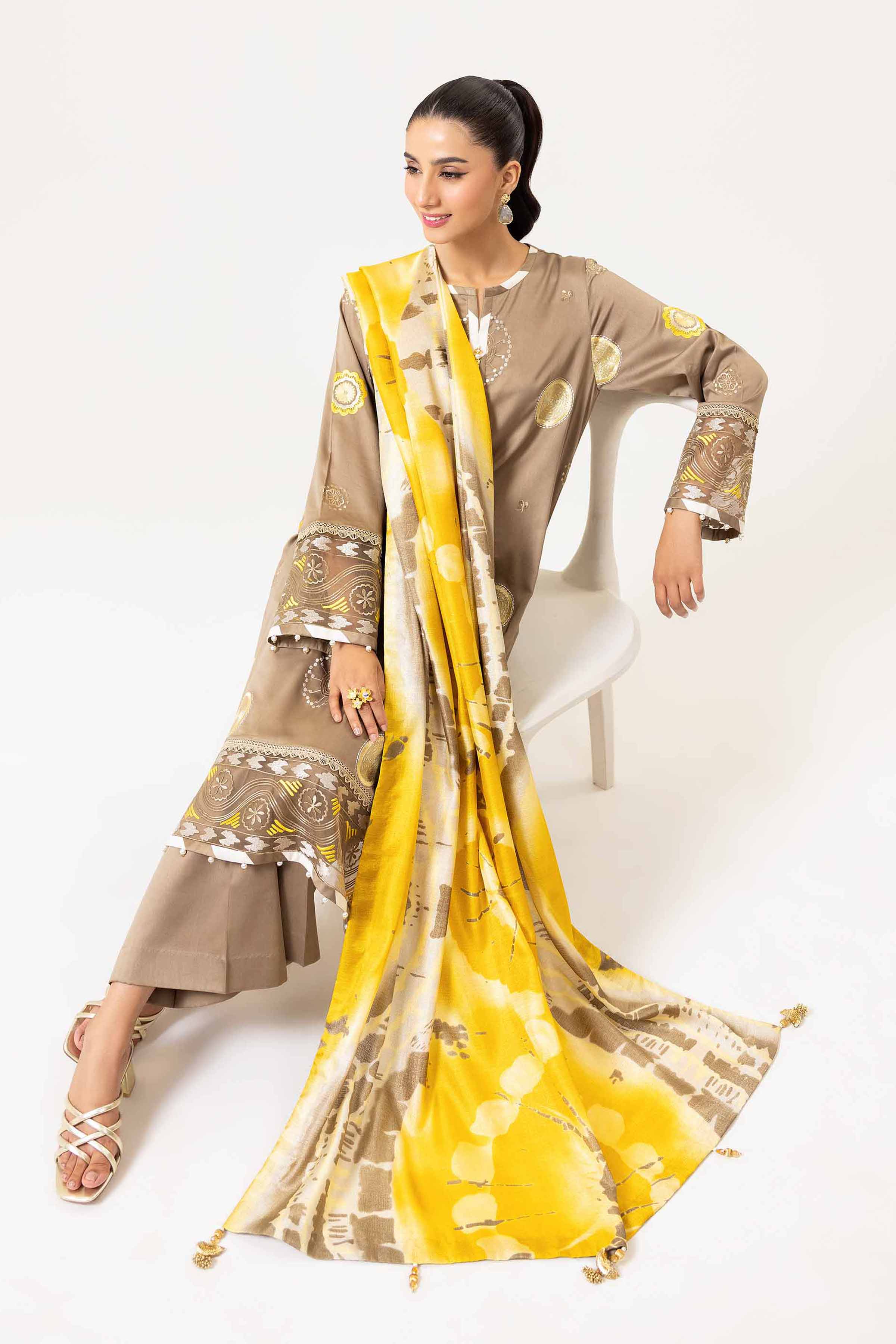 3 Piece - Embroidered Suit - 42402176 - Image 4