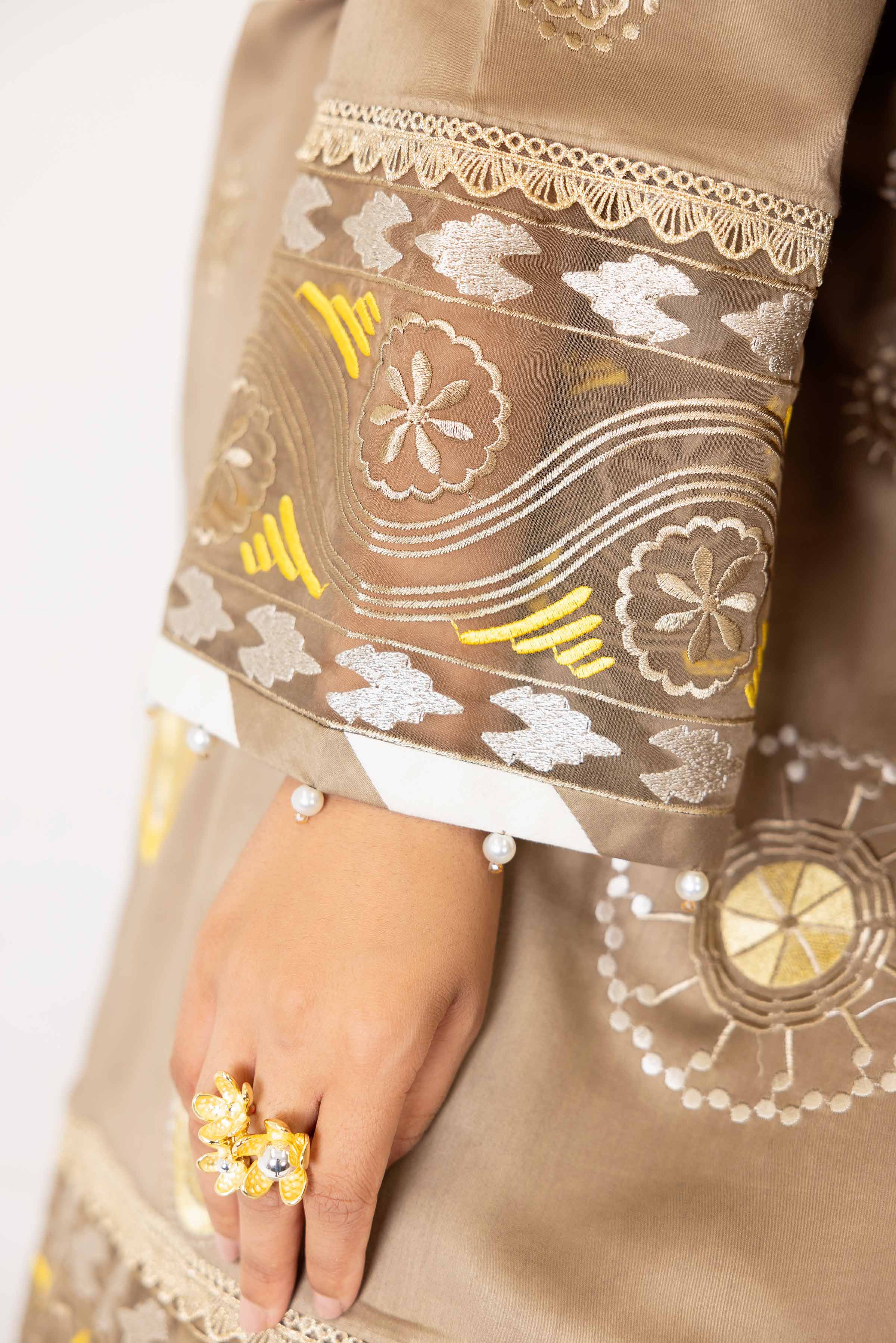 3 Piece - Embroidered Suit - 42402176 - Image 7
