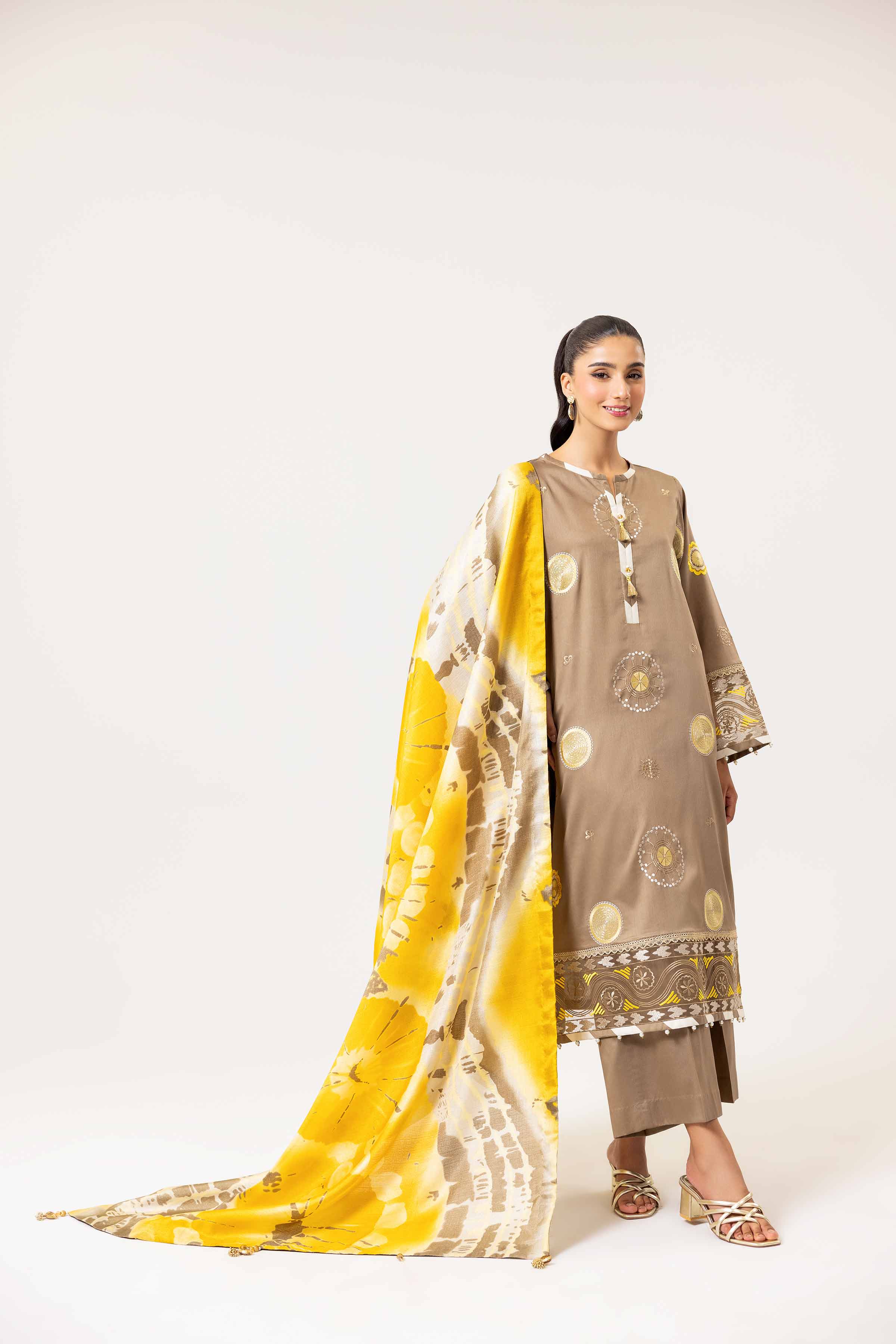 3 Piece - Embroidered Suit - 42402176 - Image 8