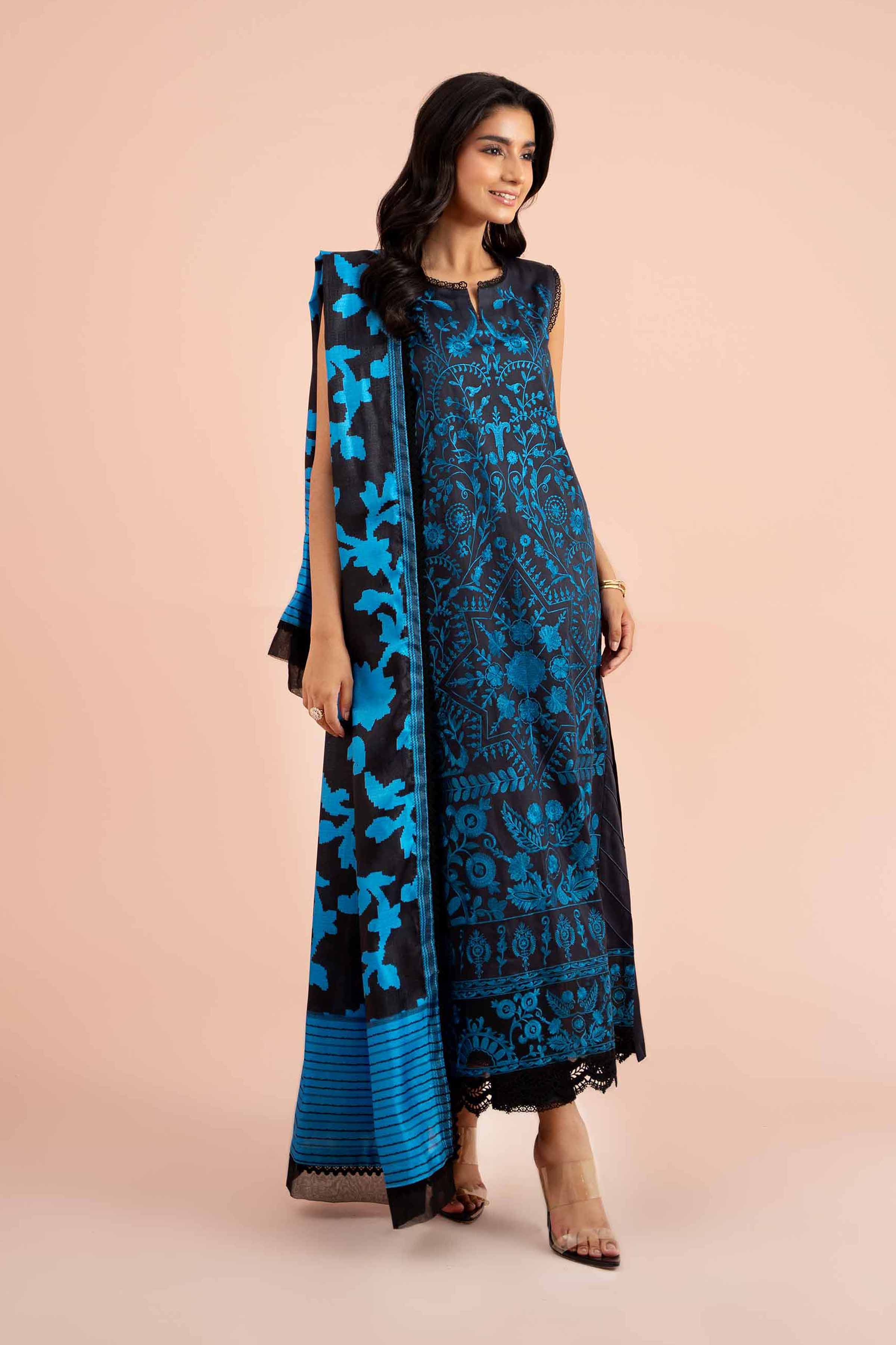 3 Piece - Embroidered Suit - 42402177 - Image 3