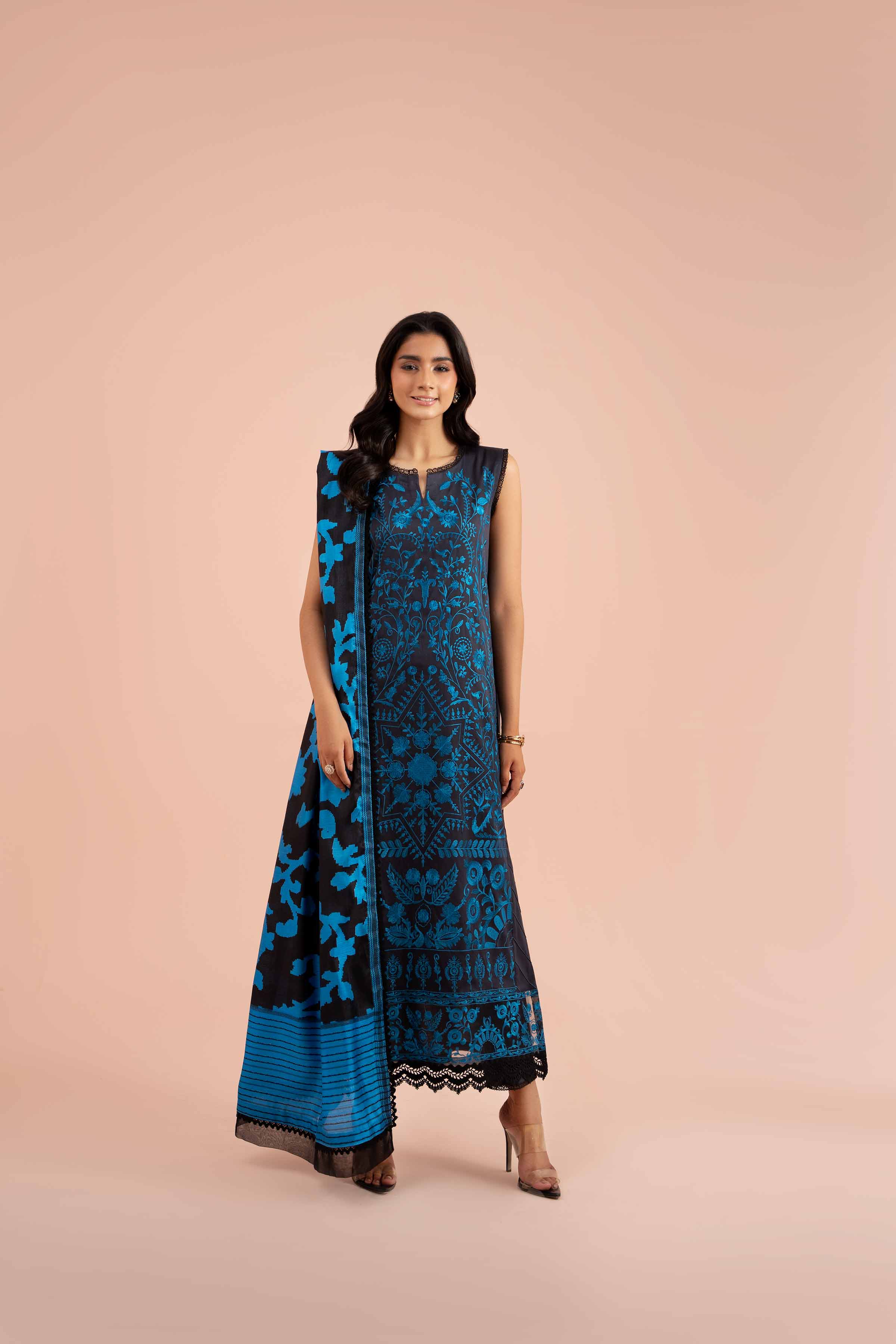 3 Piece - Embroidered Suit - 42402177 - Image 7