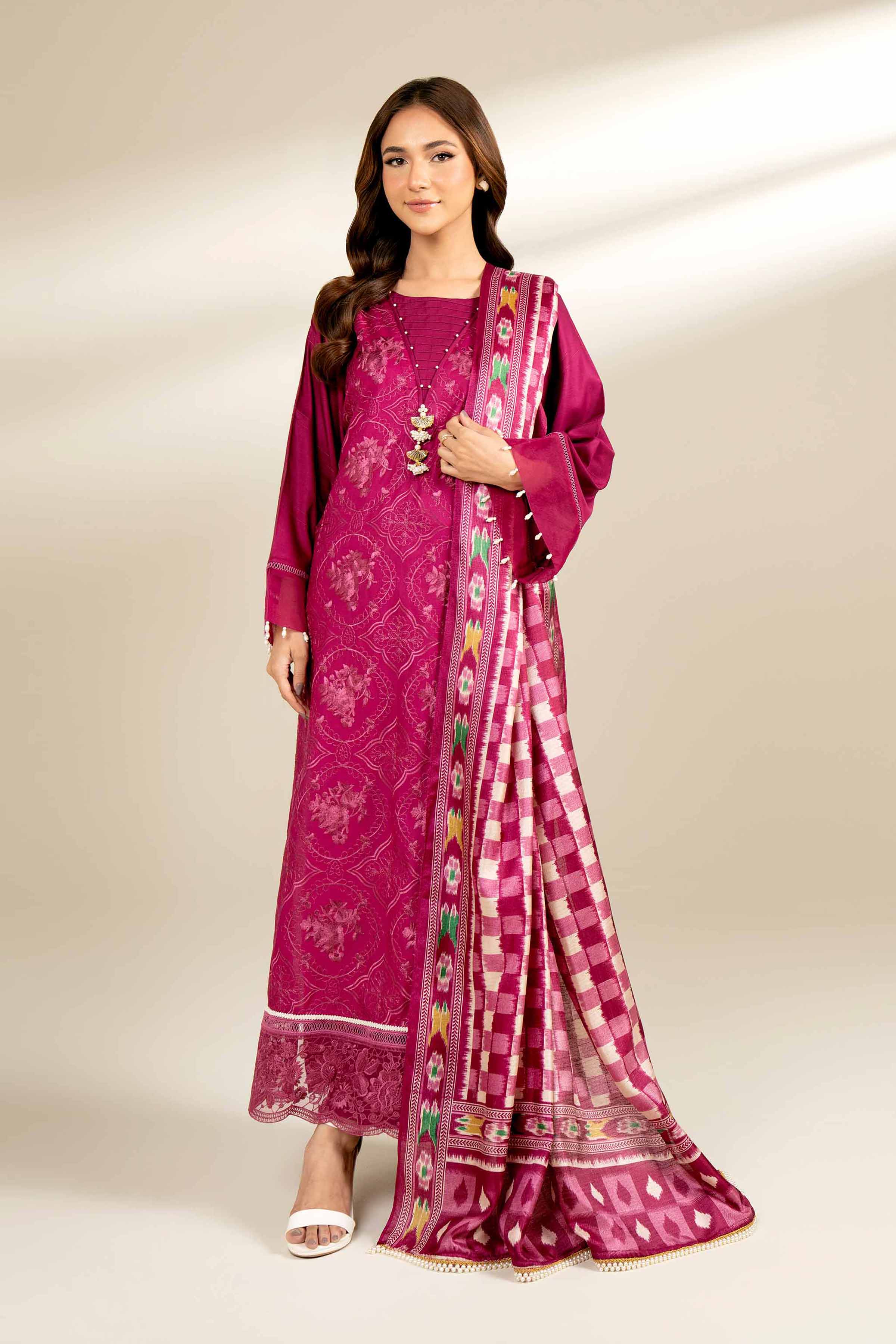 3 Piece - Embroidered Suit - 42402180 - Image 2