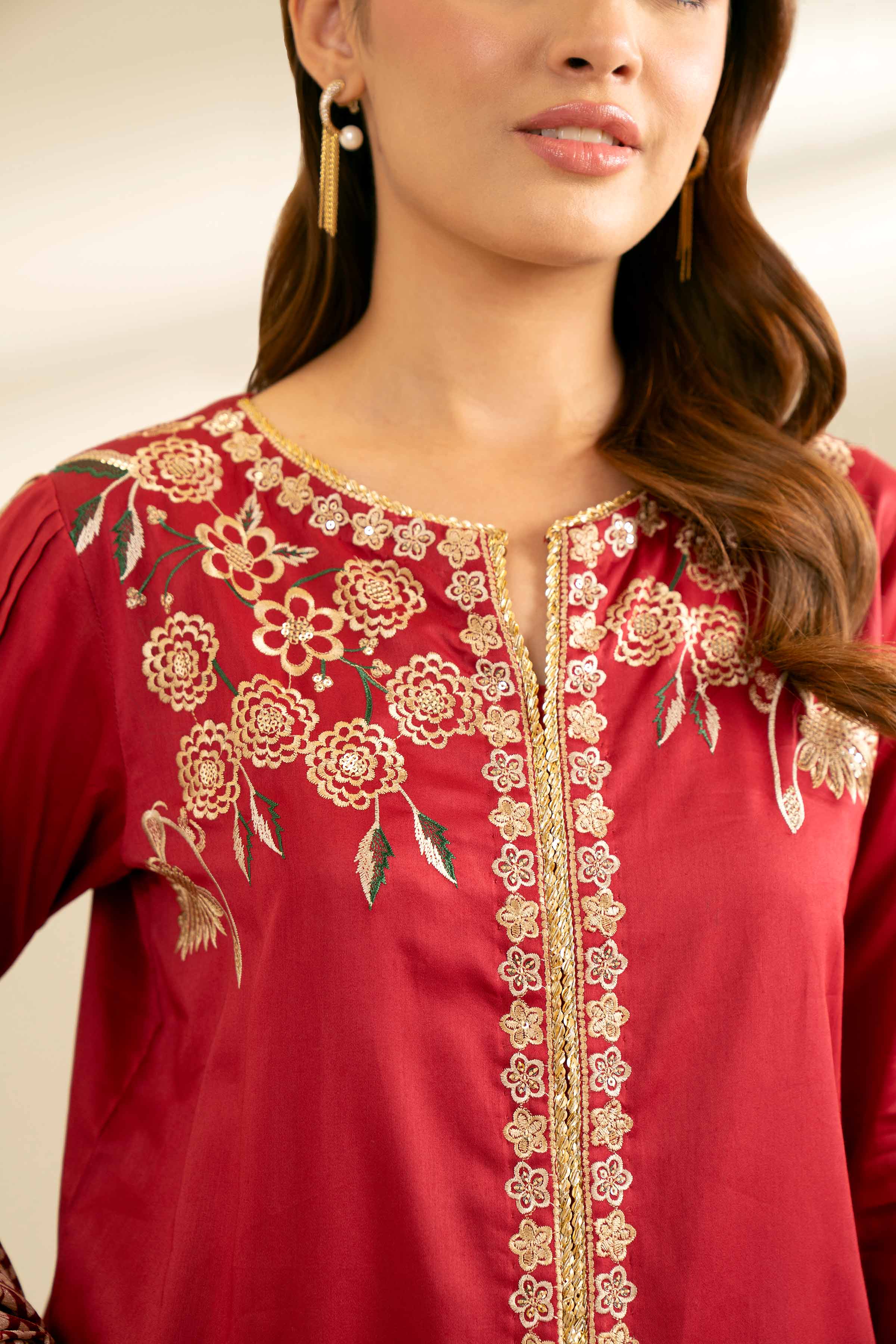 3 Piece - Embroidered Suit - 42402183 - Image 4