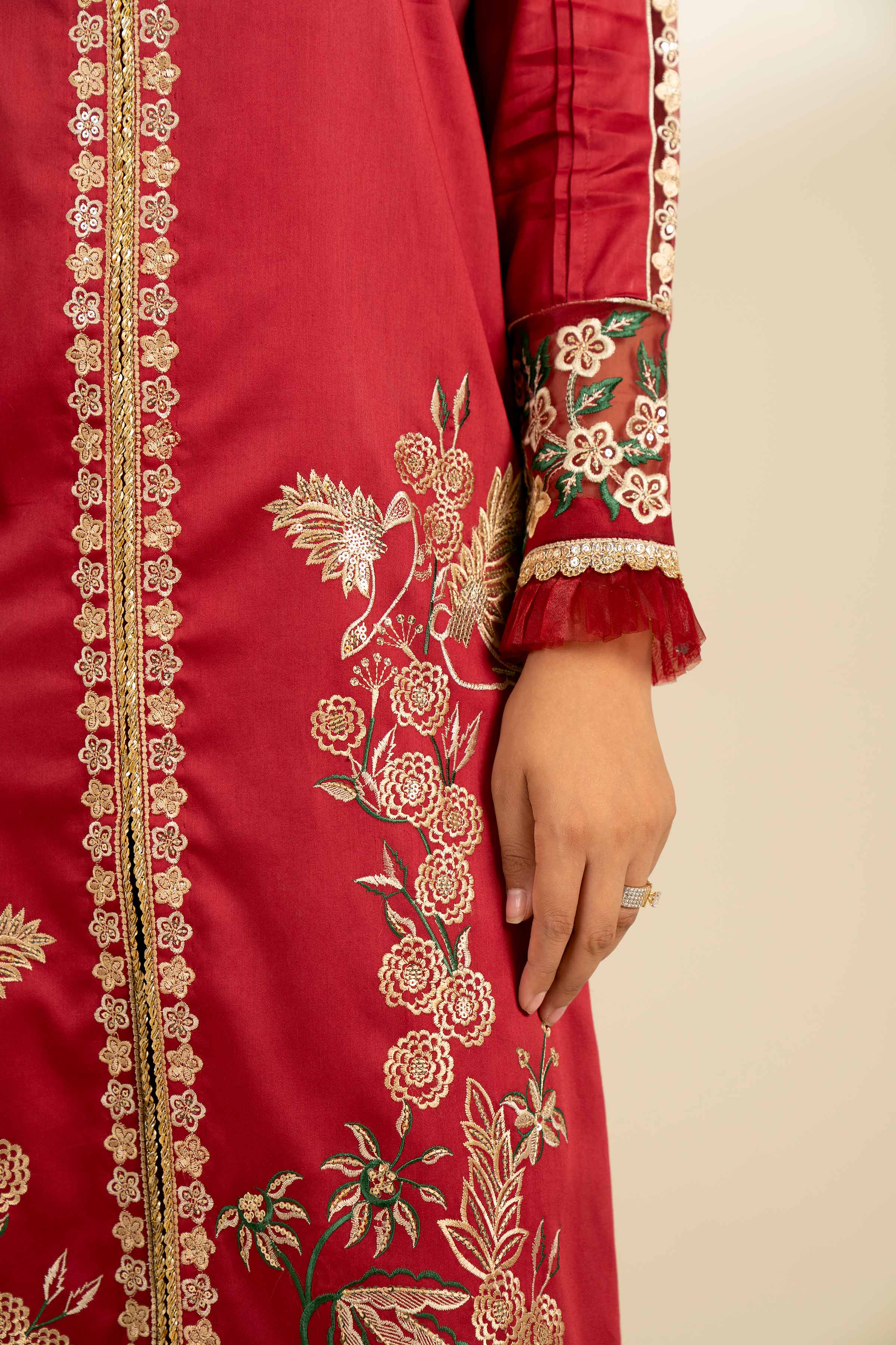 3 Piece - Embroidered Suit - 42402183 - Image 5