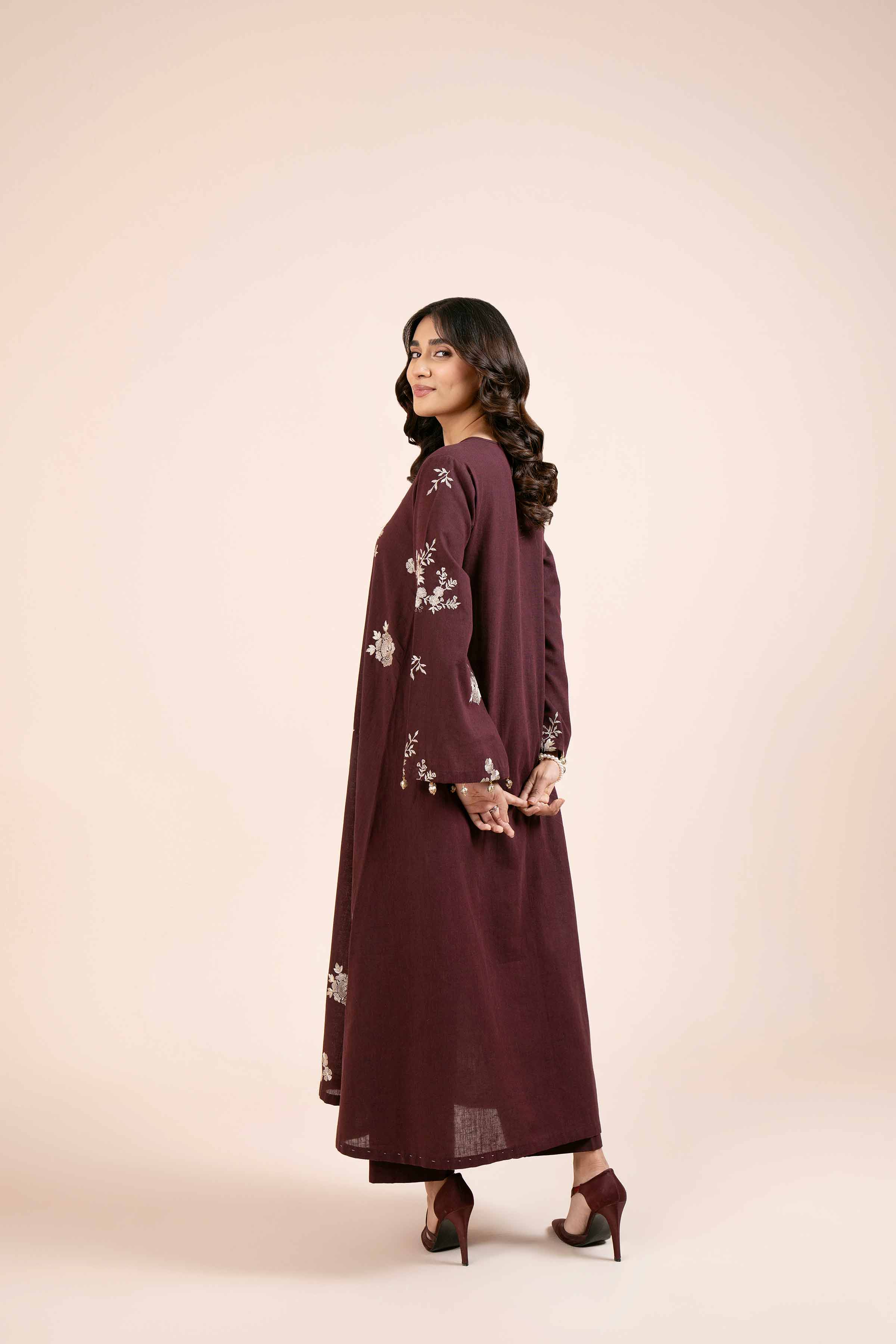 2 Piece - Dyed Embroidered Suit - 42404038 - Image 3