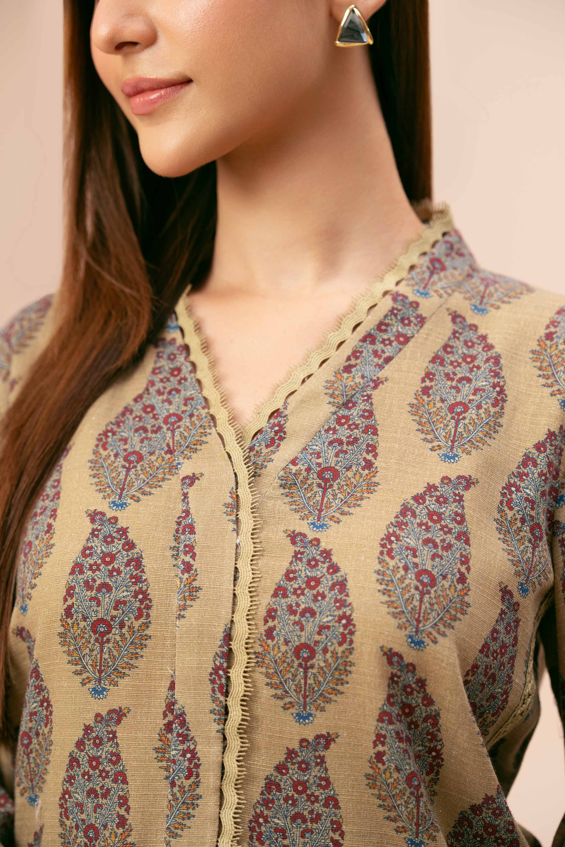 2 Piece - Printed Embroidered Suit - 42404078 - Image 4